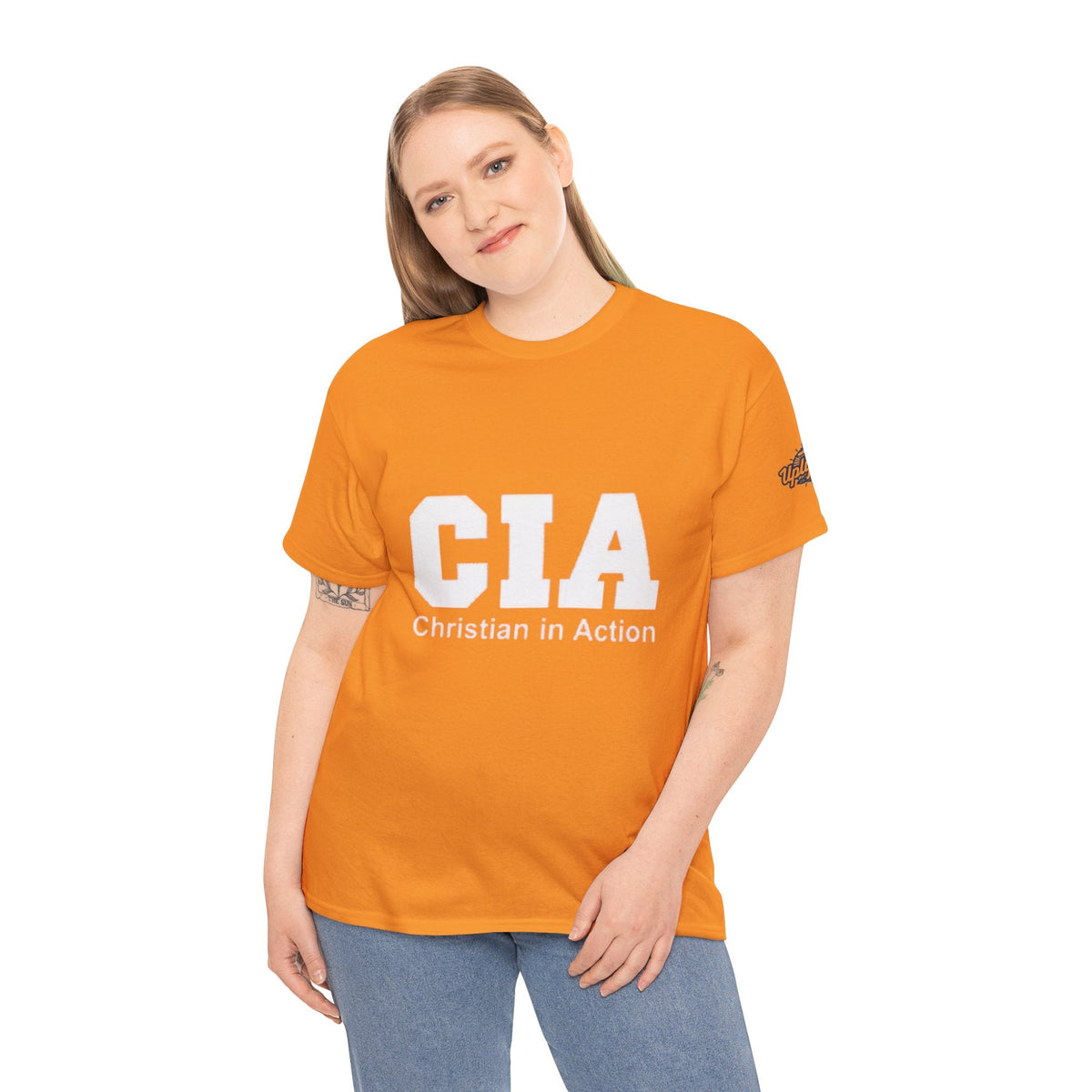 CIA Christian in Action T-shirt - Funny Faith Parody T-shirt - Mission Ready Apparel Printify