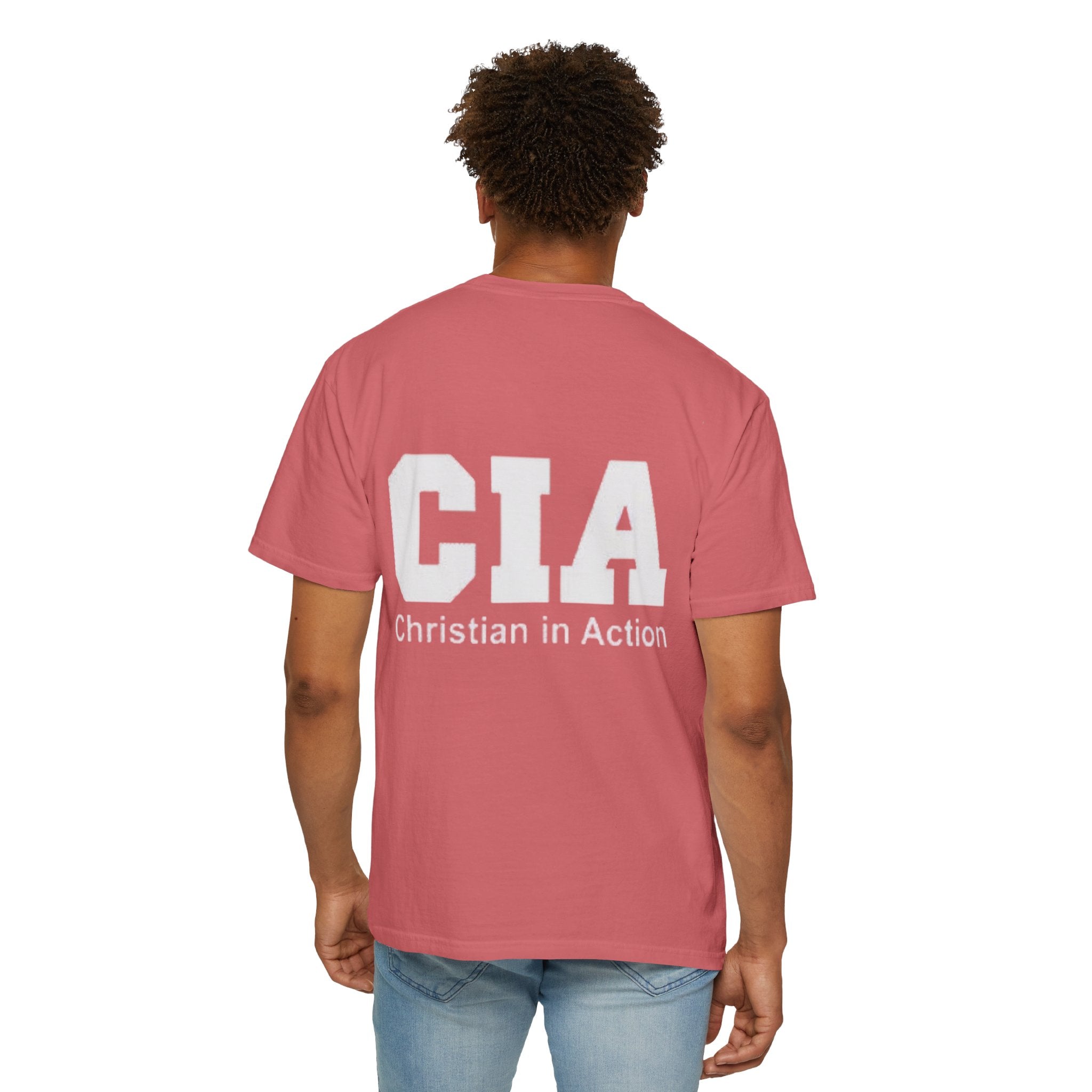 CIA Christian in Action T-shirt - Funny Faith Parody T-shirt - Mission Ready Apparel Printify