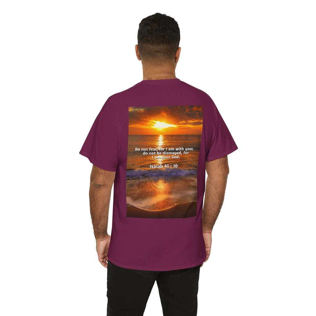 Bible Verse Unisex Tee -  Isaiah 41 : 10 Printify
