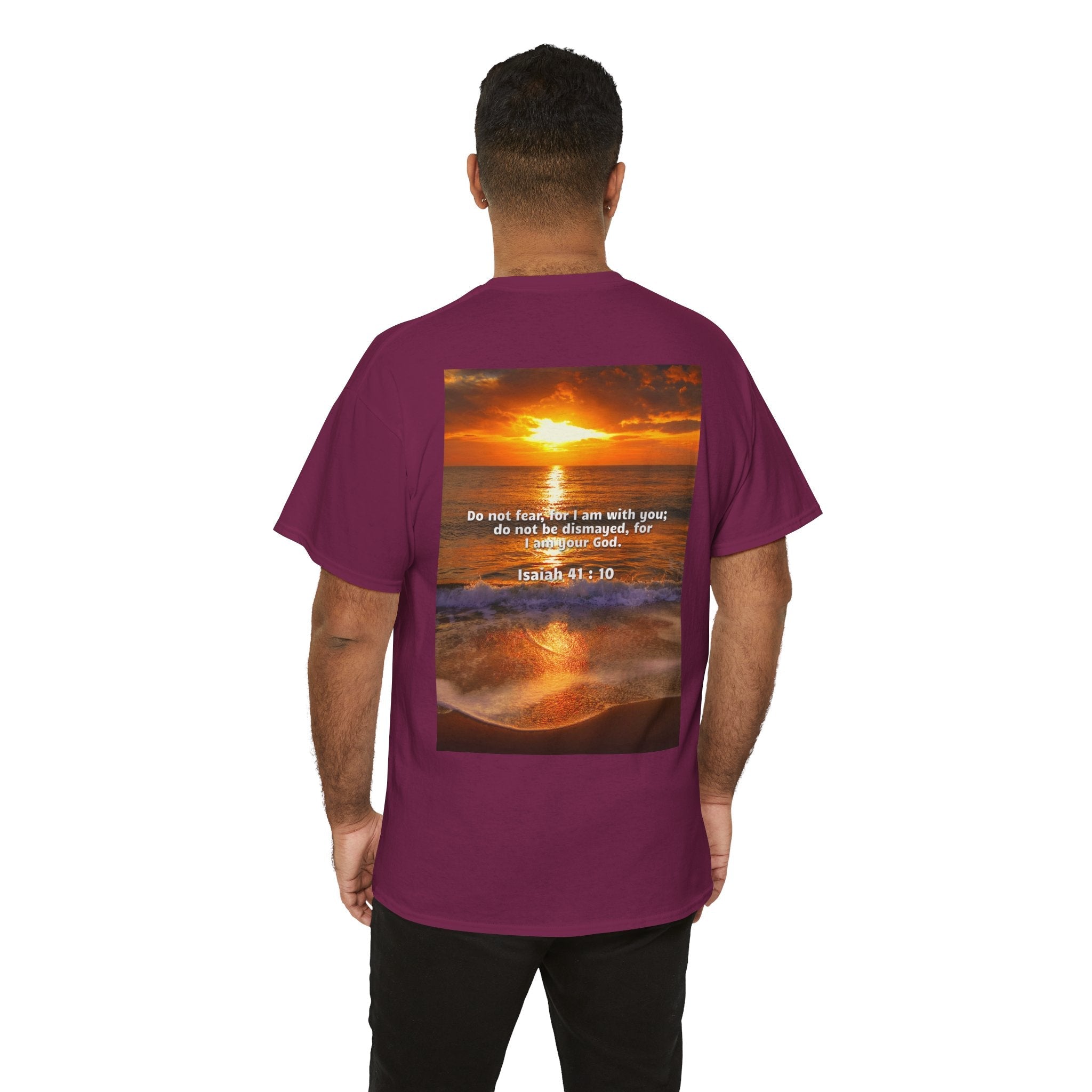 Bible Verse Unisex Tee -  Isaiah 41 : 10 Printify