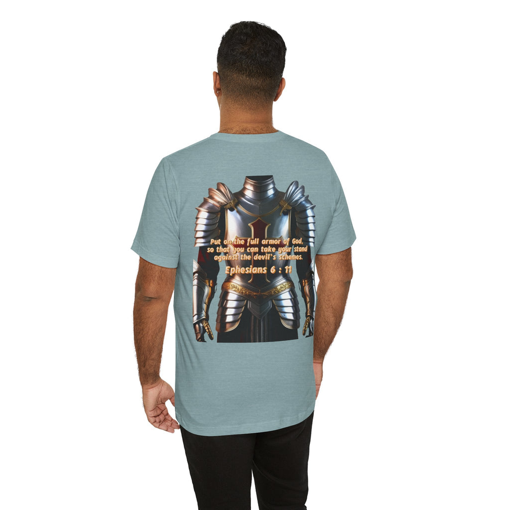 Religious Graphic Armor Of God Design - Unisex Jersey Short Sleeve Tee Printify