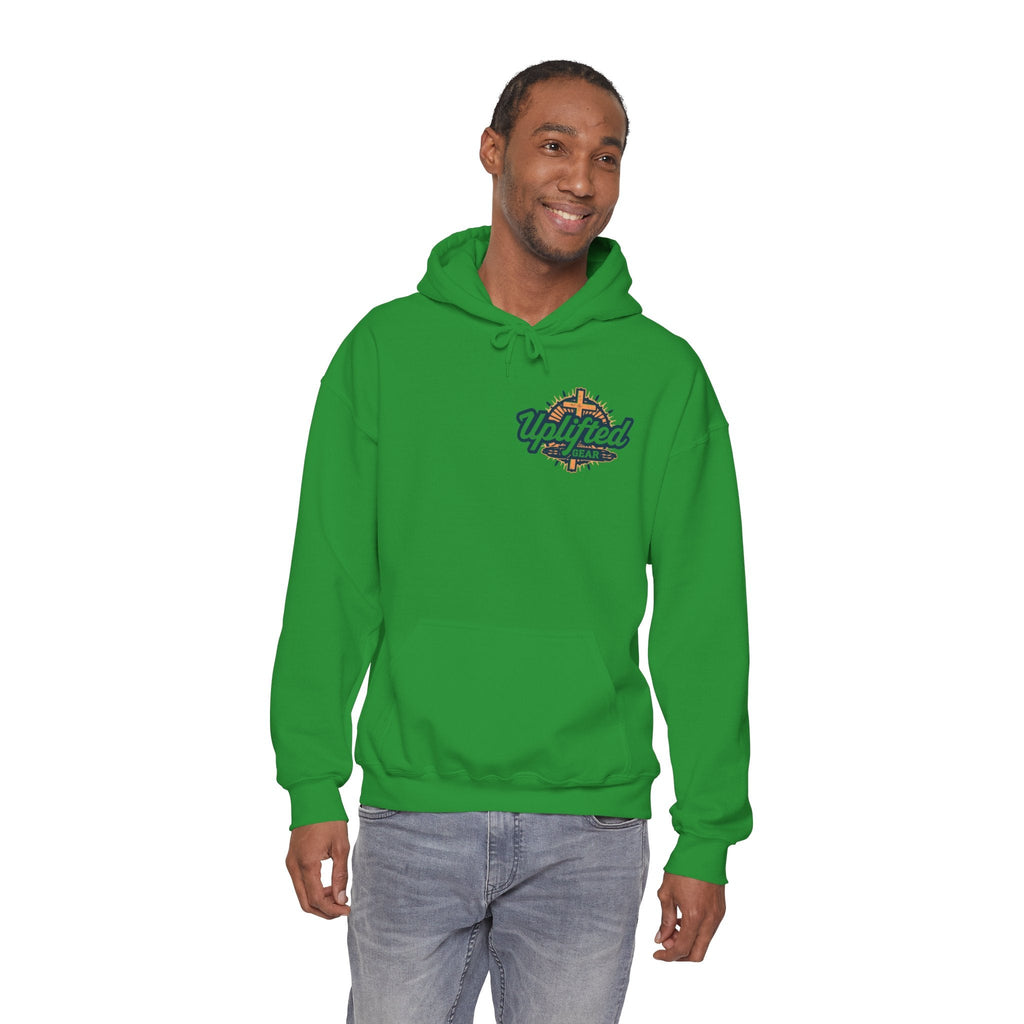 Unique Unicorn Hoodie – Rainbow Cross Psalm 139:14 Christian Hoodie for Wonderfully Made Printify