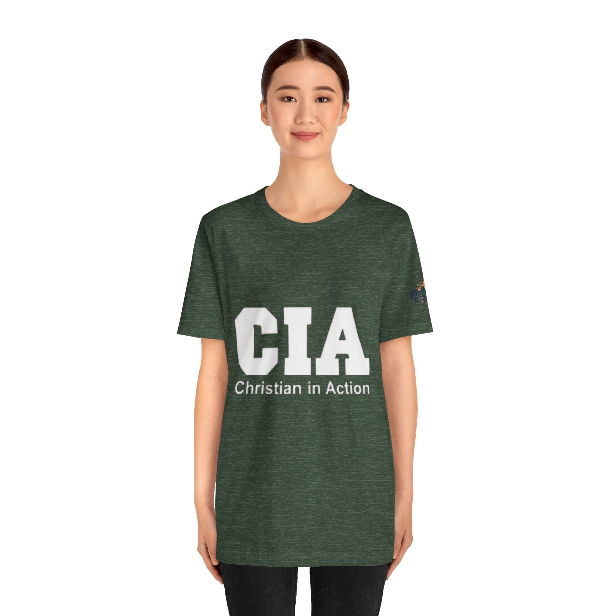 CIA Christian in Action T-shirt - Funny Faith Parody T-shirt - Mission Ready Apparel Printify