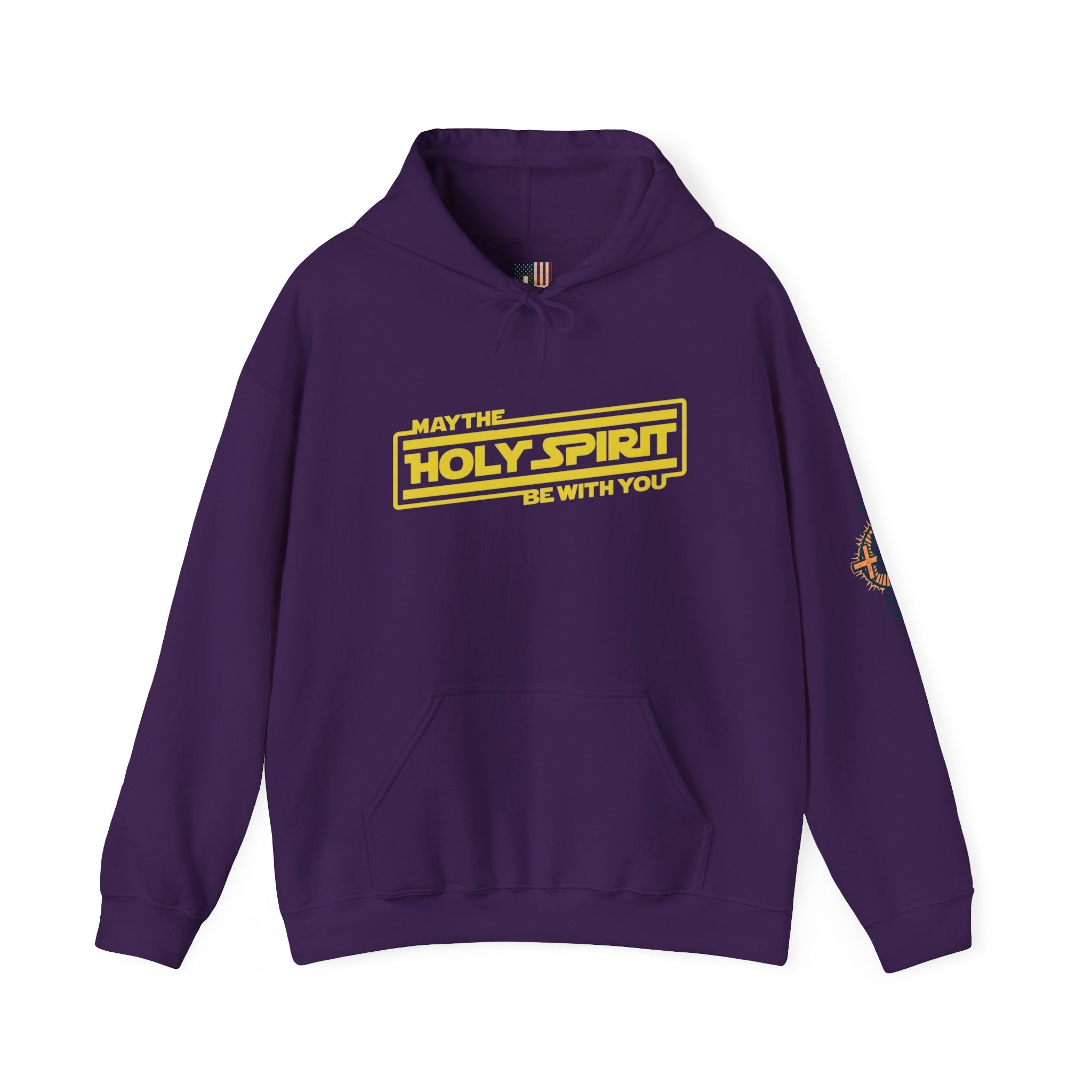 May the Holy Spirit Be With You Hoodie - Christian Star Wars Parody Hoodie Printify