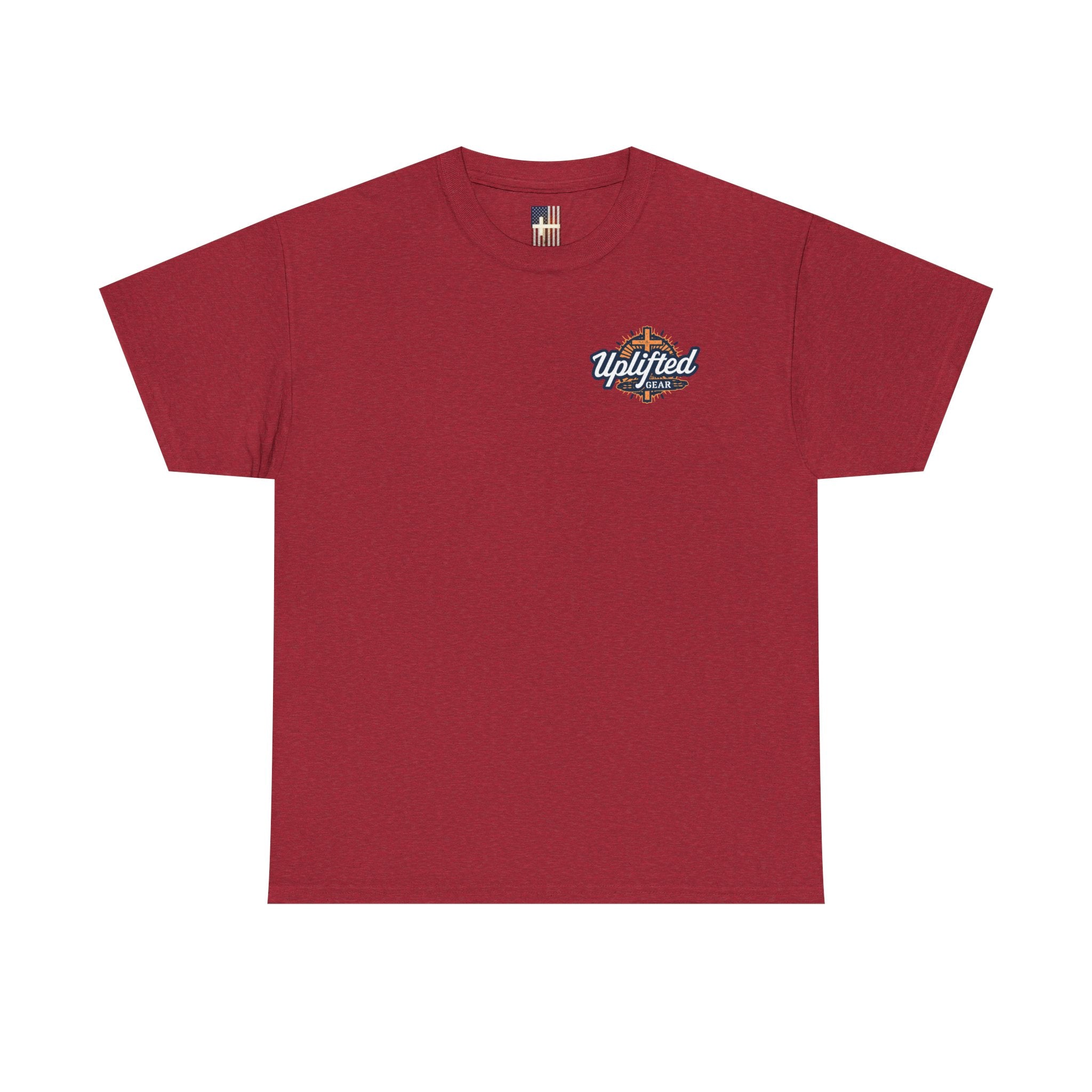 Walk By Faith Footprint T-Shirt Printify