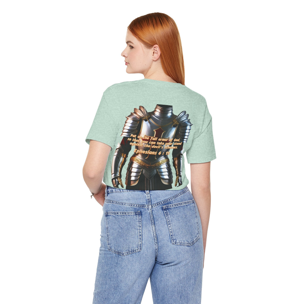 Religious Graphic Armor Of God Design - Unisex Jersey Short Sleeve Tee Printify