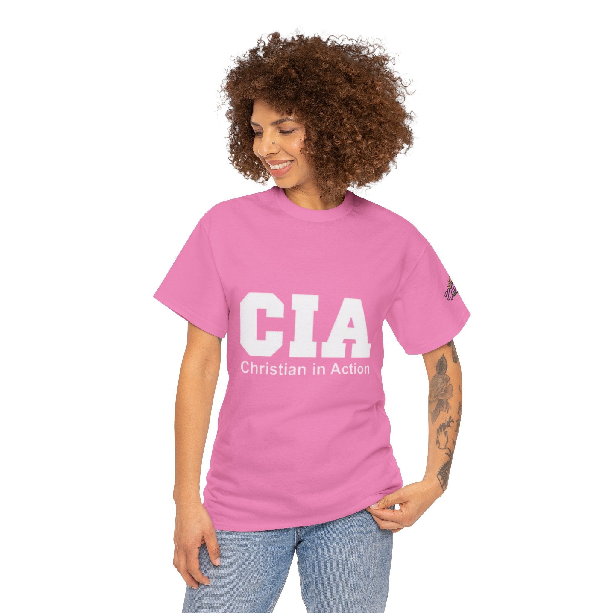 CIA Christian in Action T-shirt - Funny Faith Parody T-shirt - Mission Ready Apparel Printify