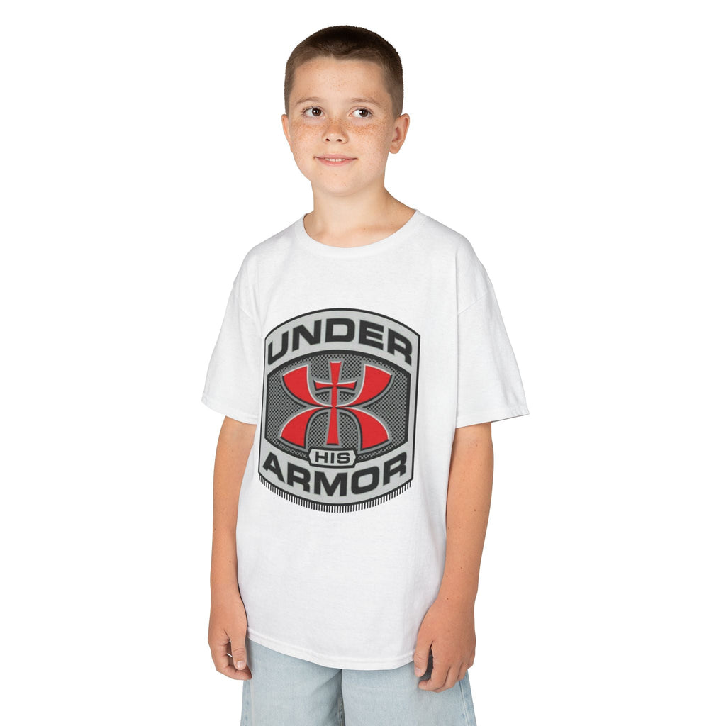Under HIS Armor Christian T-Shirt — Faith-Inspired Under Armour Style Printify
