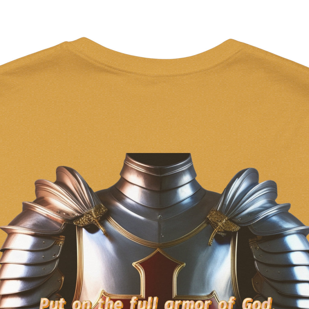Religious Graphic Armor Of God Design - Unisex Jersey Short Sleeve Tee Printify