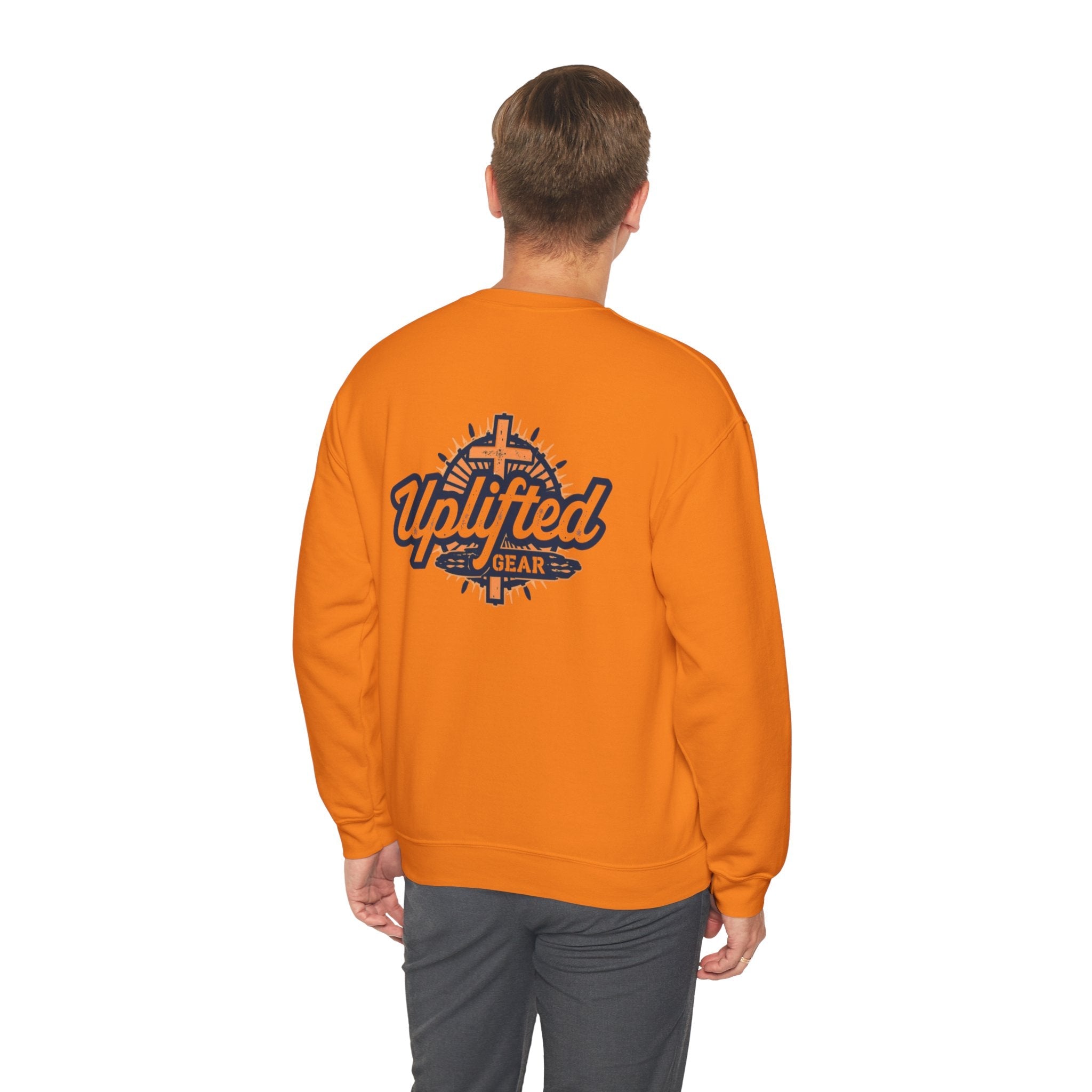 Uplifted Gear Christian Logo Sweatshirt Printify