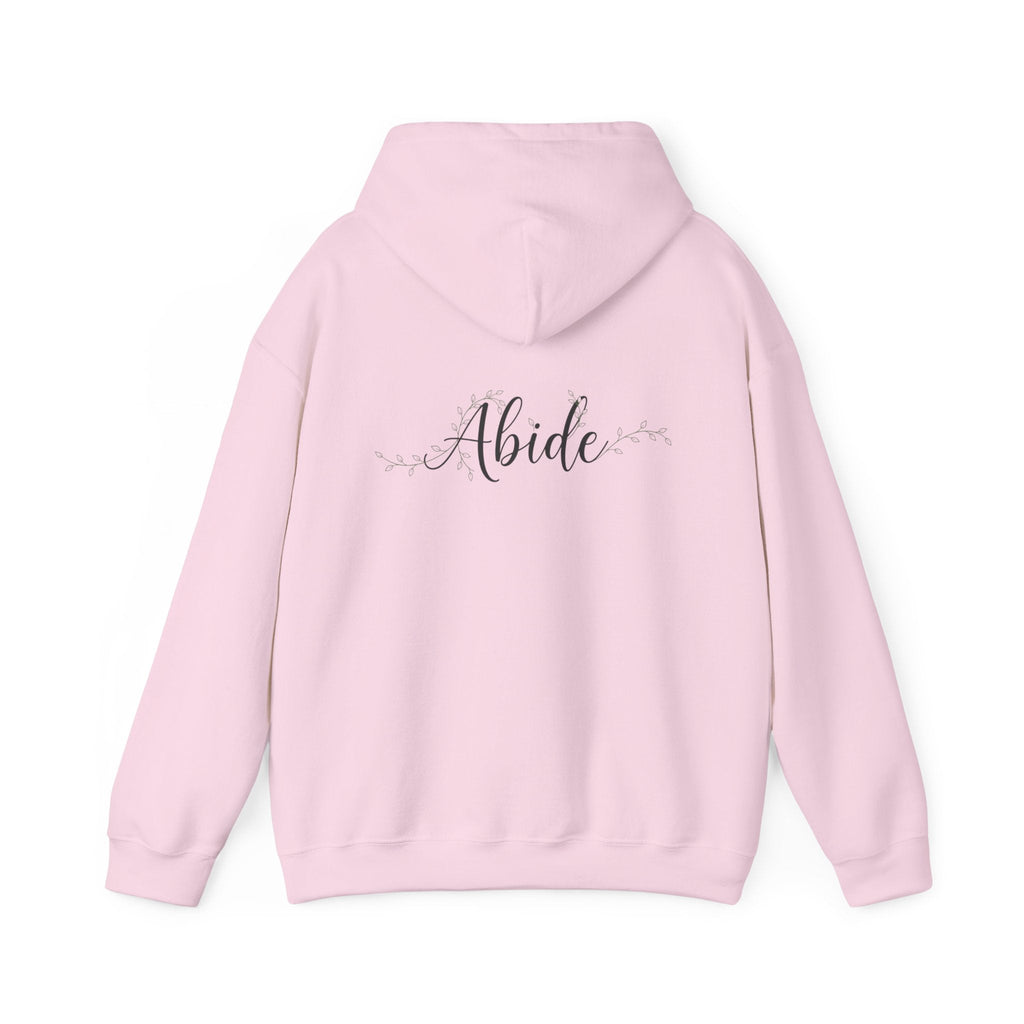 Abide Hoodie – Vine Wrapped John 15:5 Christian Hoodie for Cozy Devotion Printify