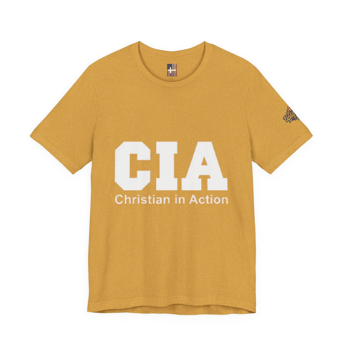 CIA Christian in Action T-shirt - Funny Faith Parody T-shirt - Mission Ready Apparel Printify