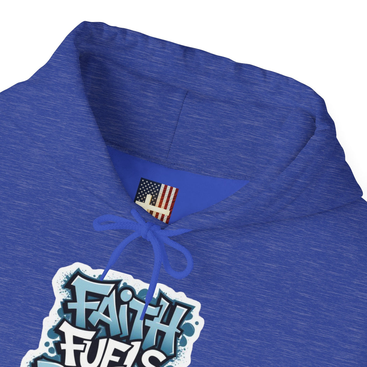 Faith Fuels Purpose Hoodie – Inspirational Christian Sweatshirt for Divine Drive & Unstoppable Belief Printify