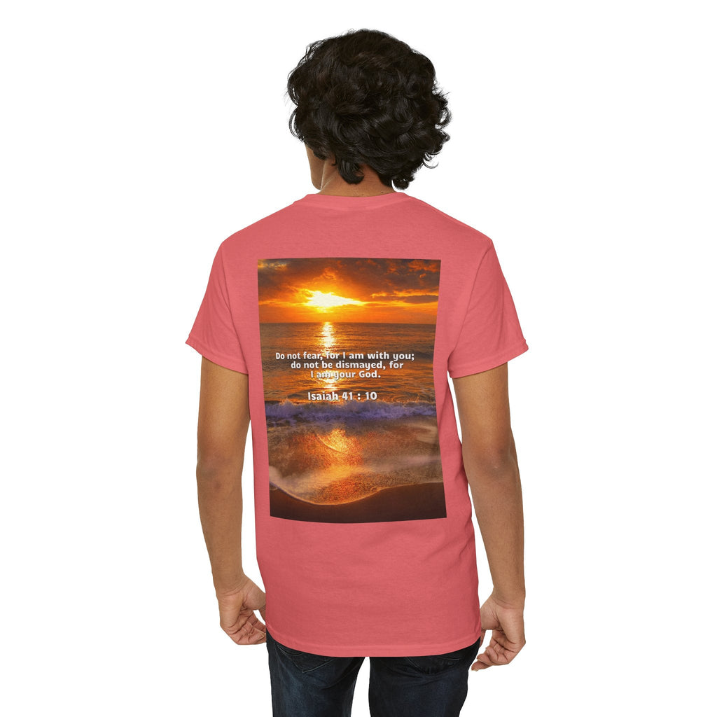 Bible Verse Unisex Tee -  Isaiah 41 : 10 Printify