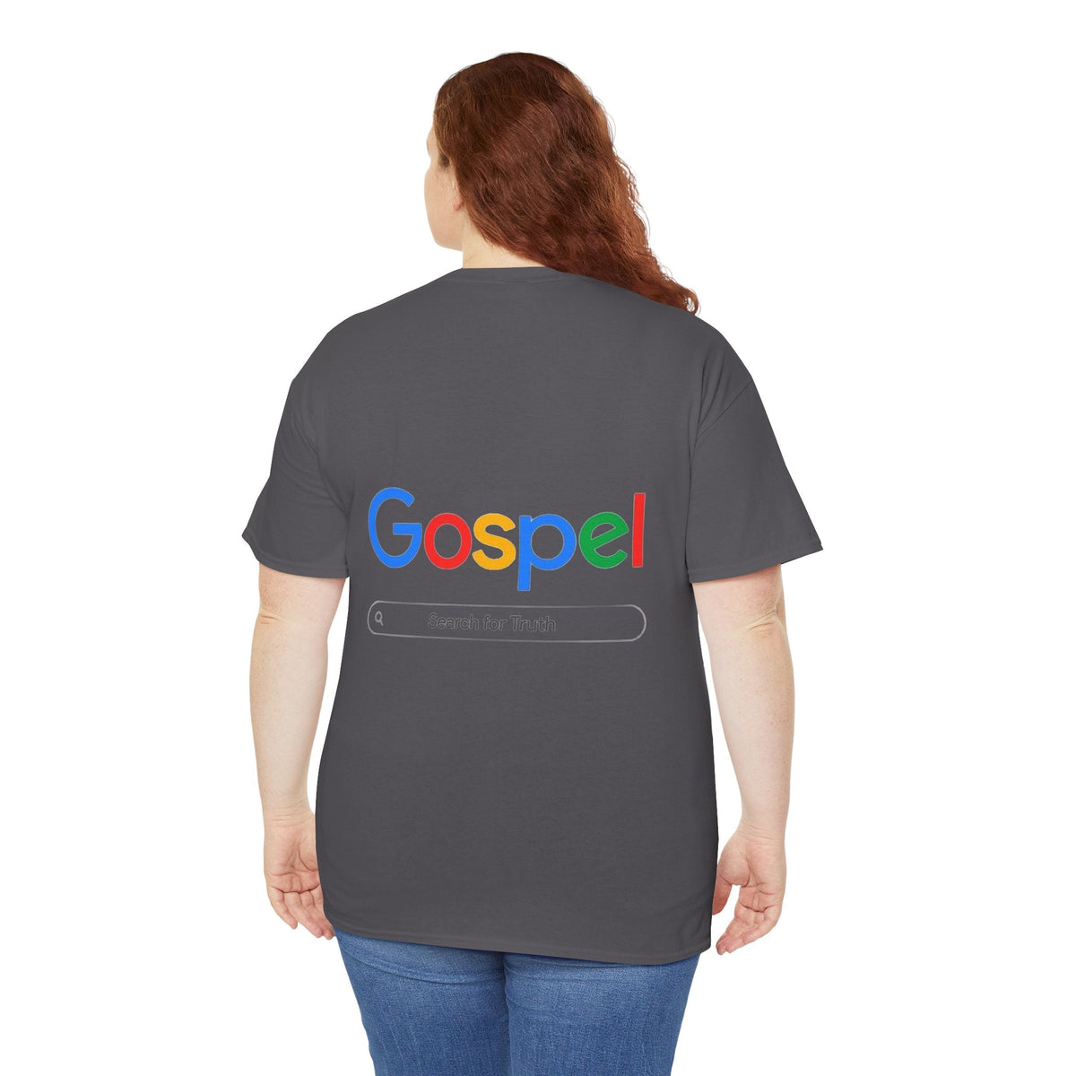Gospel Graphic Tee — "Gospel" Colorful Logo Christian T-Shirt Printify