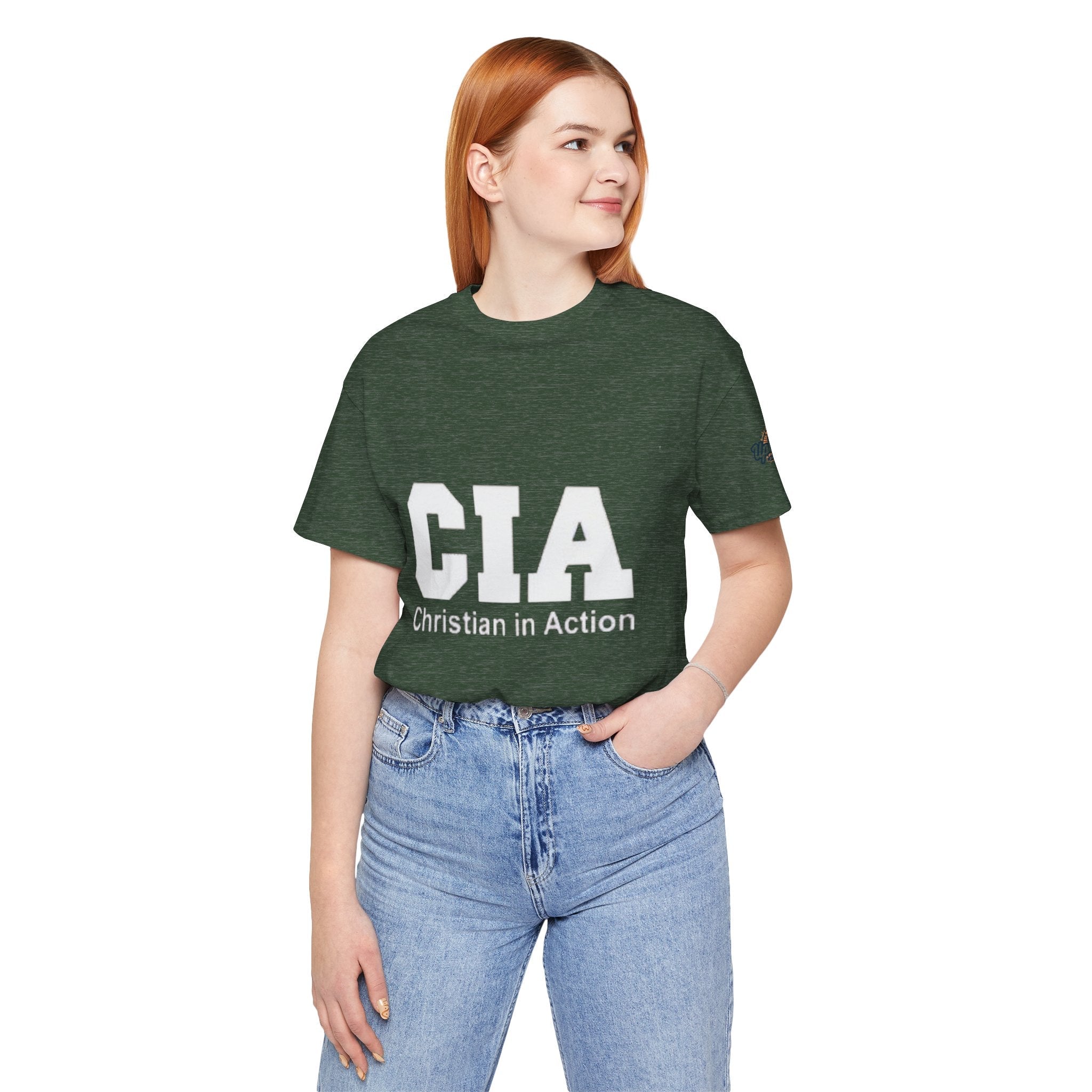 CIA Christian in Action T-shirt - Funny Faith Parody T-shirt - Mission Ready Apparel Printify