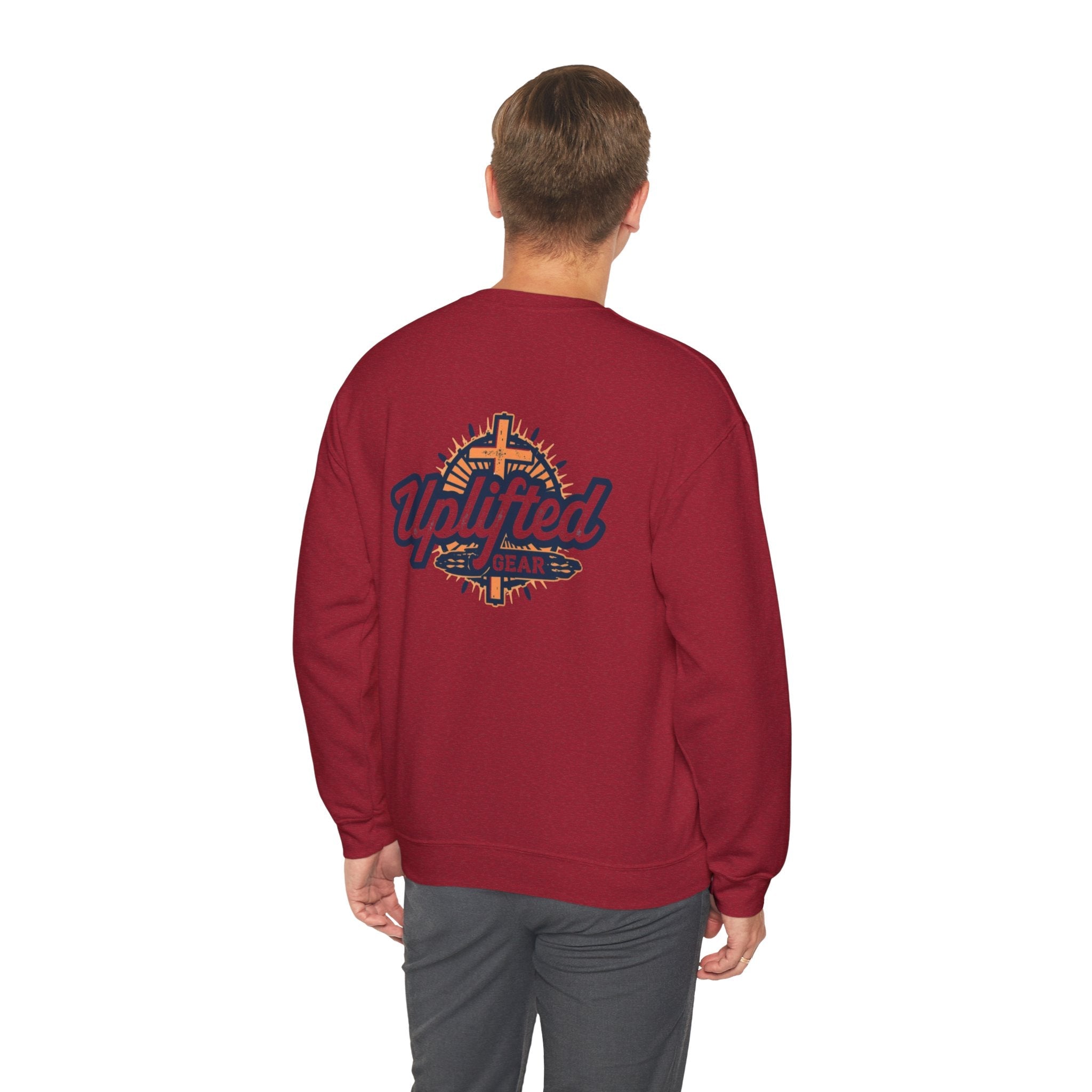 Uplifted Gear Christian Logo Sweatshirt Printify