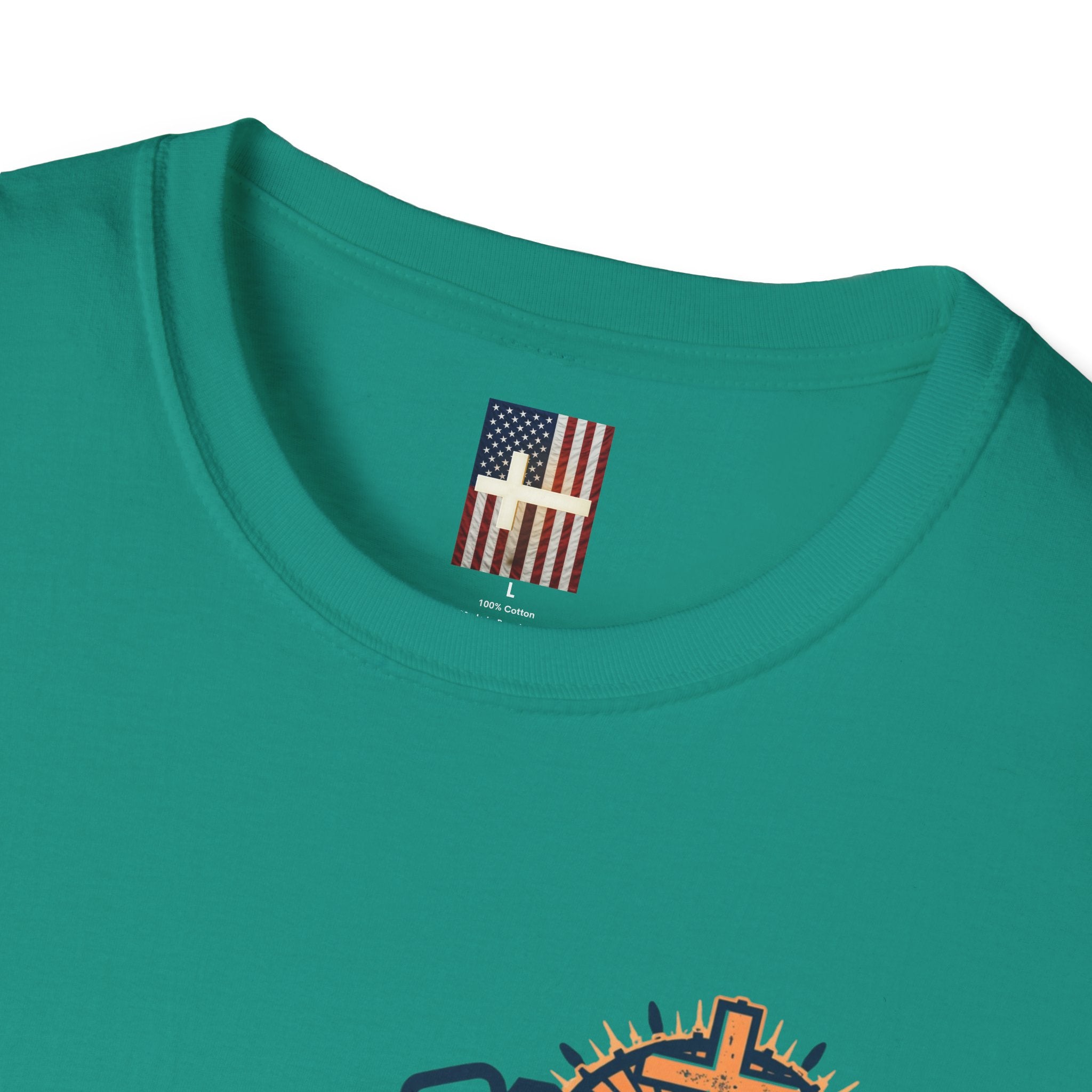 The Greatest Gift T-shirt – Cross Bow Present Christian T-shirt for Christmas Salvation & Eternal Faith Printify