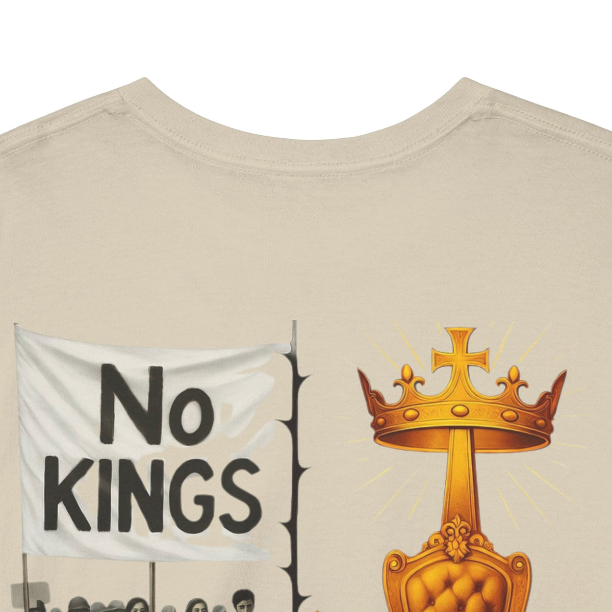 No Kings? Christ is King T-Shirt – Bold Christian Faith Tee for Devoted Believers Printify