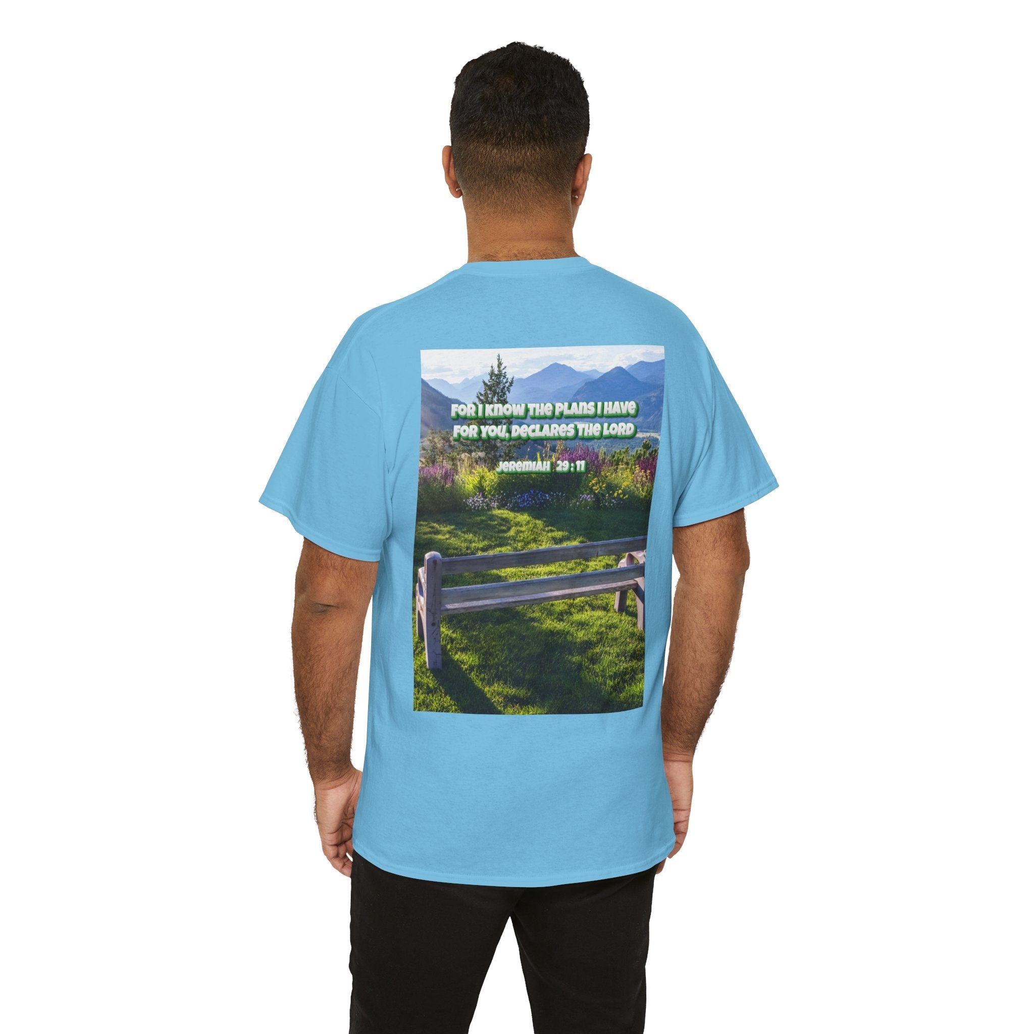Bible Verse Unisex Tee -  Jeremiah 29 : 11 Printify