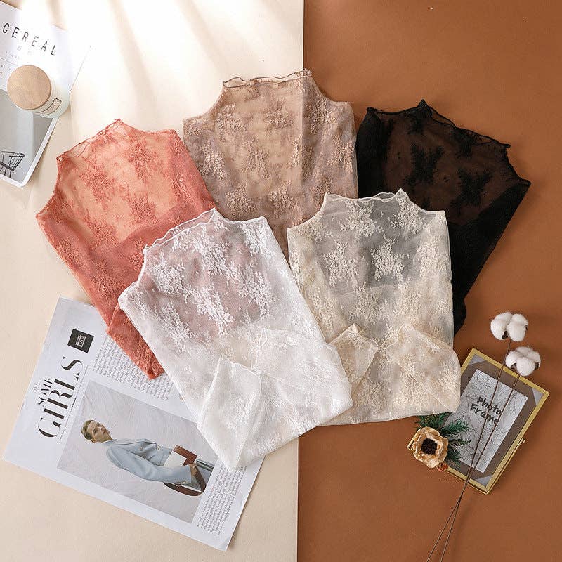Lace Mesh Tops Pretty Little Patriot