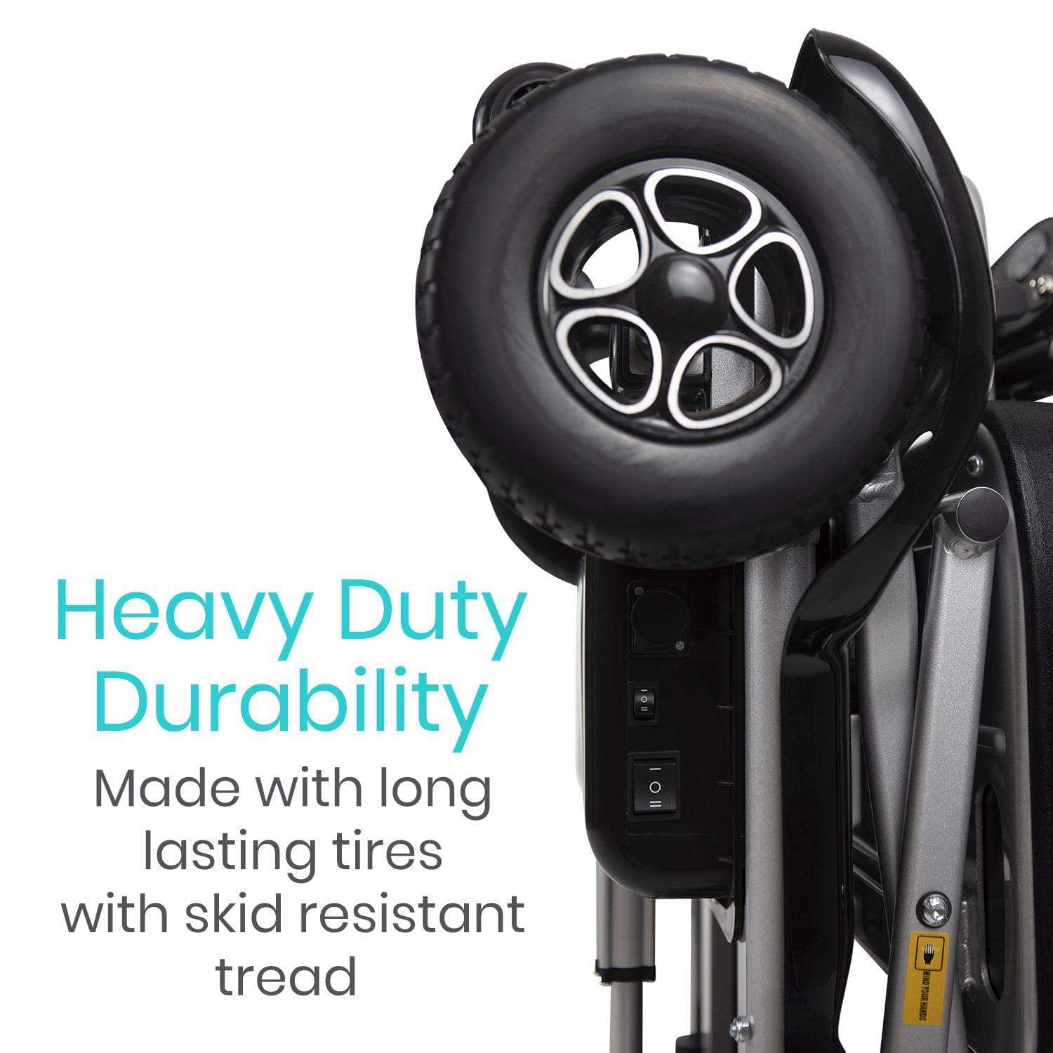 Vive Health MOB1030SLB Folding Mobility Scooter LifeMed USA