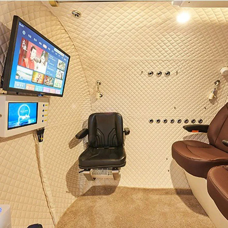 Macy-Pan HE5000 Plus 2.0 ATA 5 Person Hard Shell Hyperbaric Chamber LifeMed USA