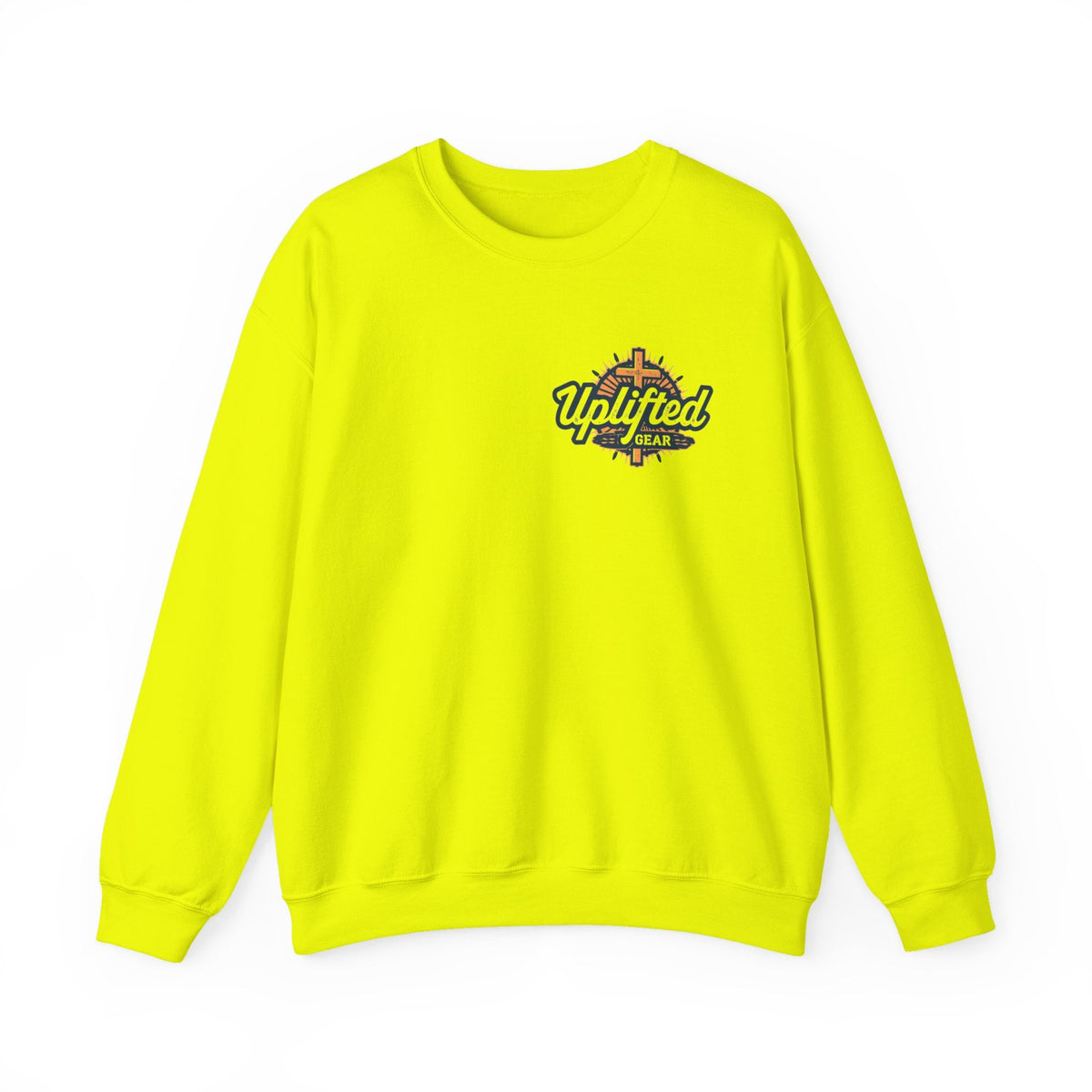 Walk by Faith, Not by Sight Sweatshirt – Moonlit Footprints Christian Sweatshirt for Cozy Nights Printify