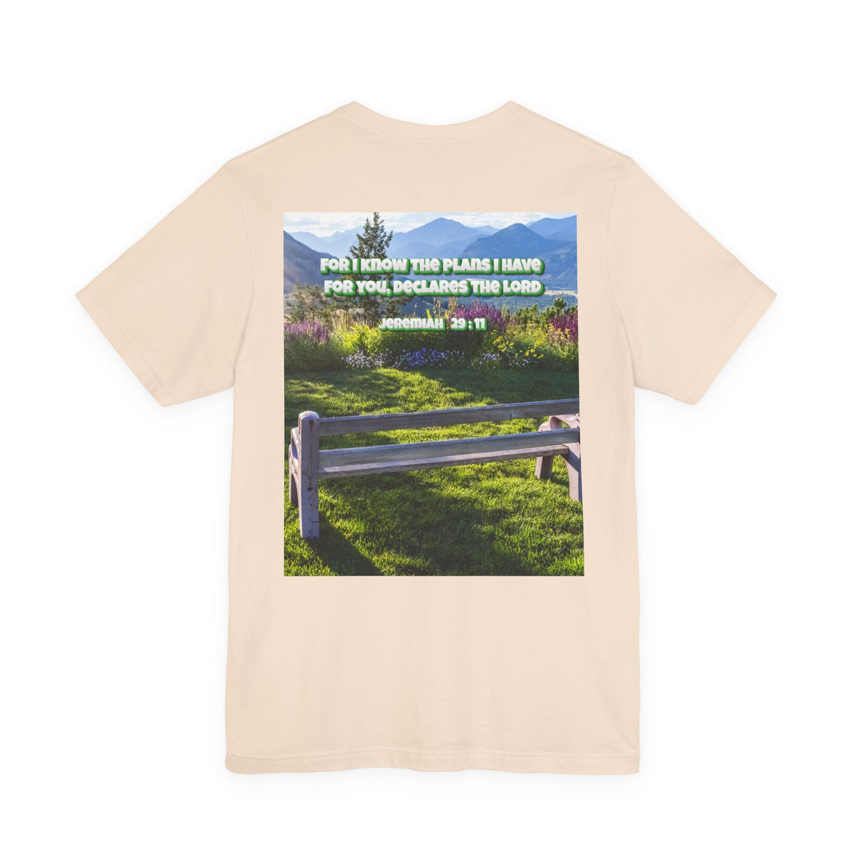 Bible Verse Unisex Tee - Jeremiah 29 : 11 Printify