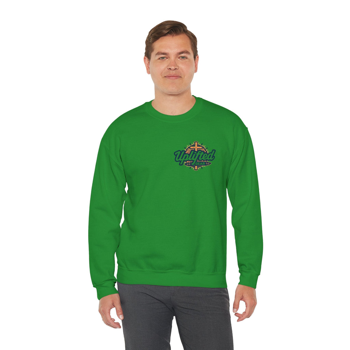 God Created Adam and Eve Sweatshirt – Biblical Truth Christian Sweatshirt for Unshakable Faith Printify