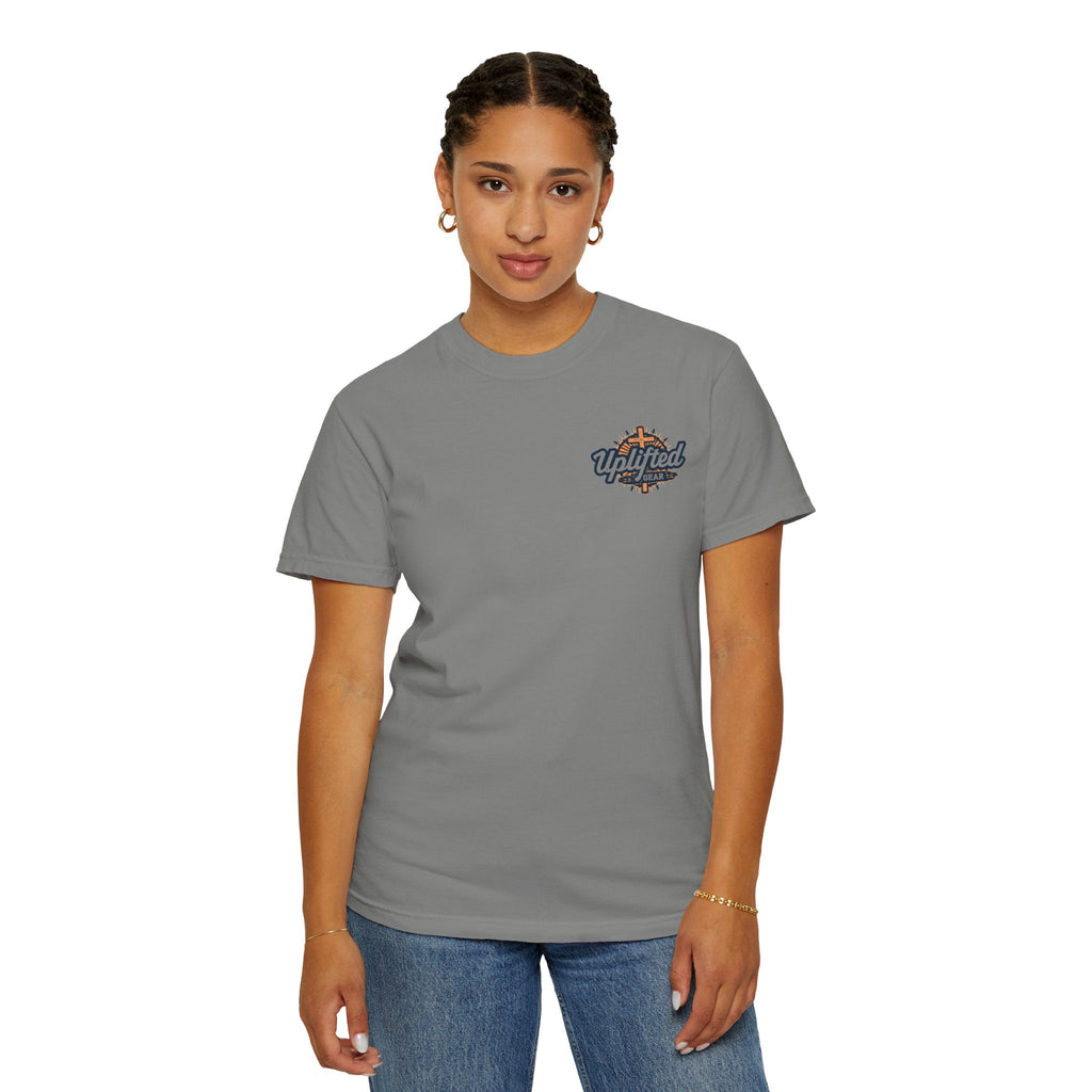Bible Verse Unisex Garment-Dyed T-shirt - Isaiah 41 : 10 Printify