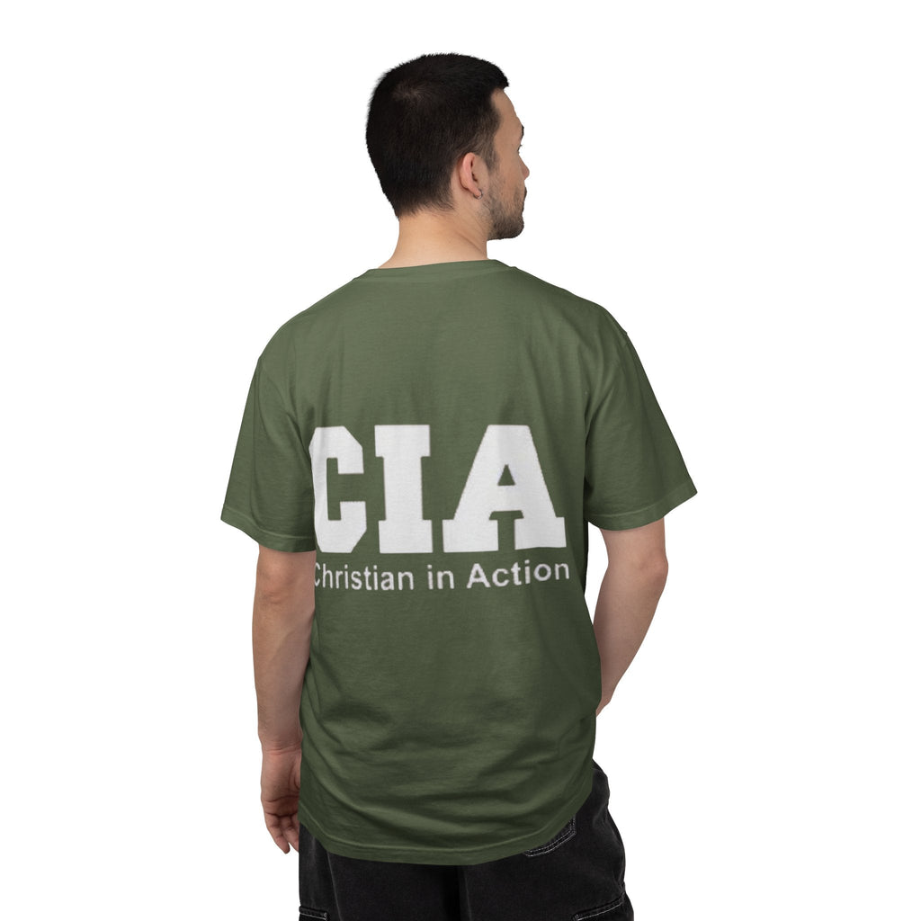 CIA Christian in Action T-shirt - Funny Faith Parody T-shirt - Mission Ready Apparel Printify