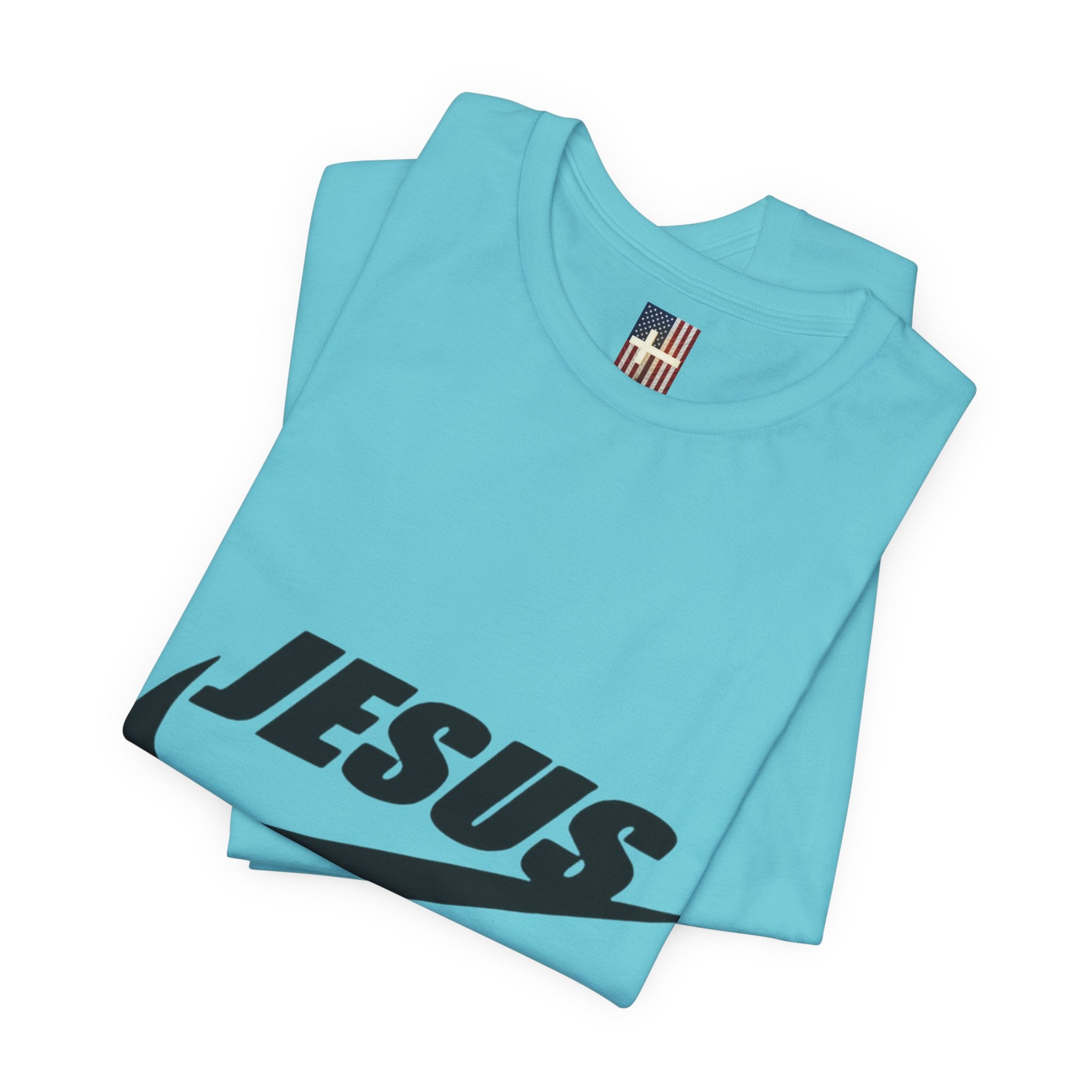 Jesus Did It T-shirt - Funny Christian Parody T-shirt - Faith & Victory Apparel Printify