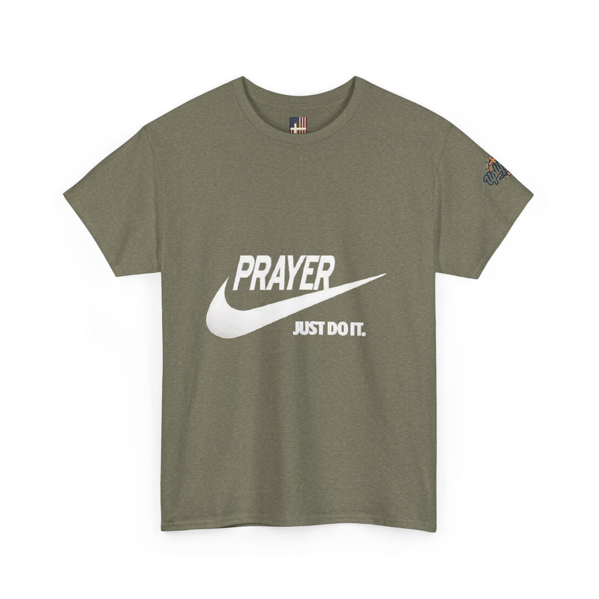 Prayer Just Do It T-shirt - Funny Christian Nike Parody T-shirt - Faith Gear Printify