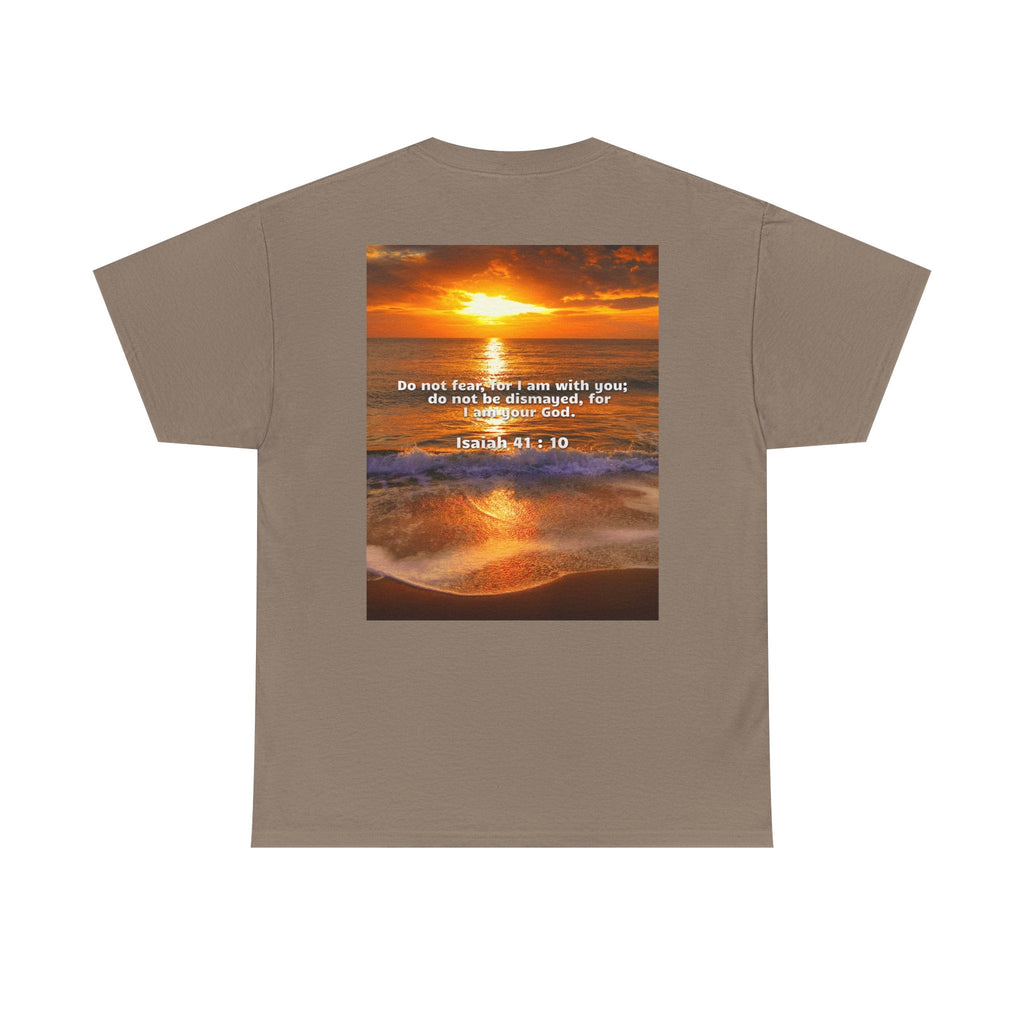Bible Verse Unisex Tee -  Isaiah 41 : 10 Printify