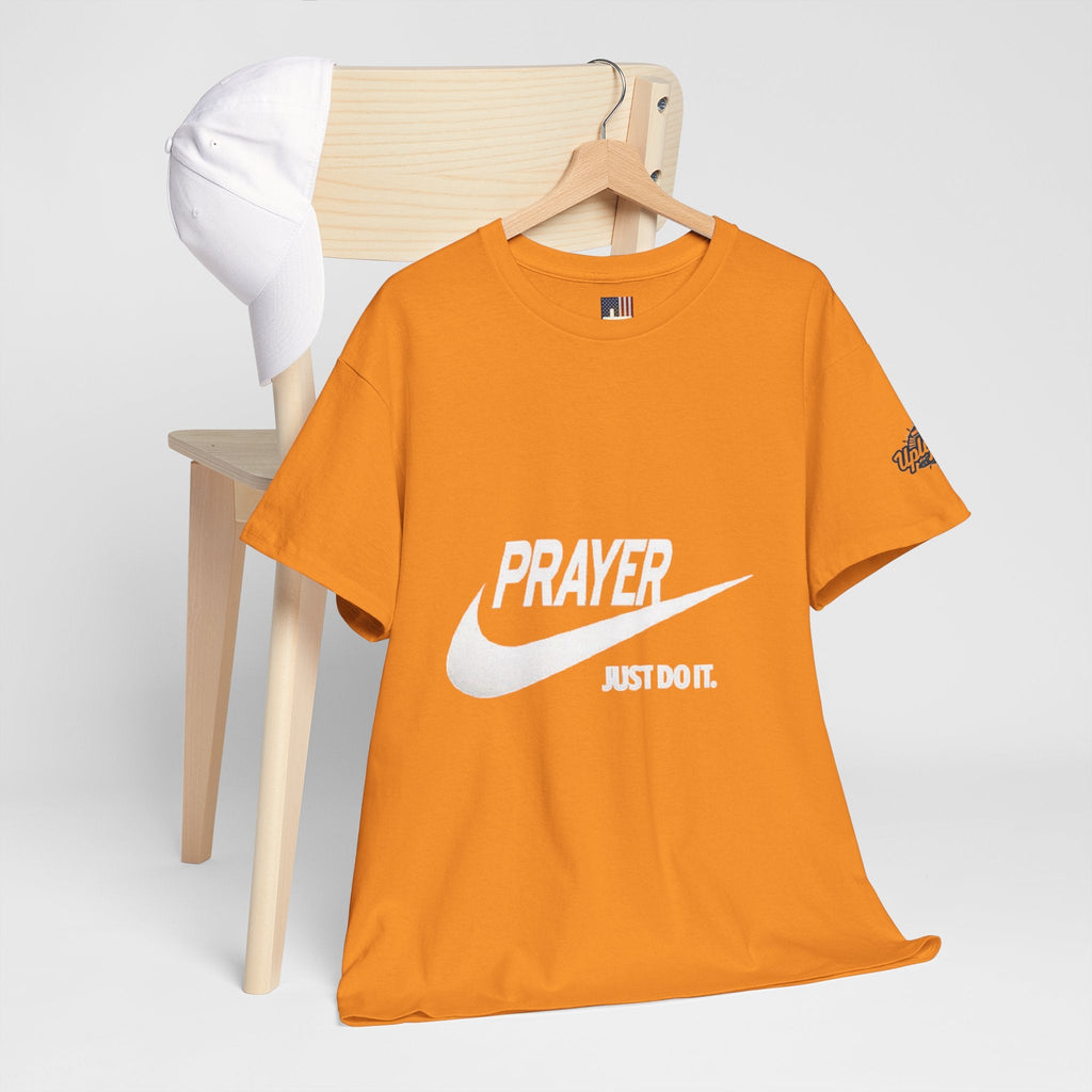 Prayer Just Do It T-shirt - Funny Christian Nike Parody T-shirt - Faith Gear Printify