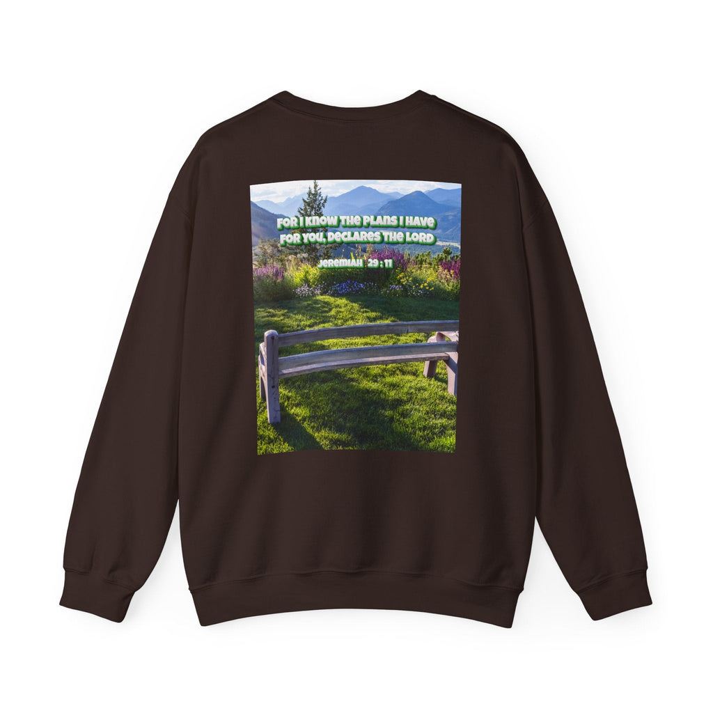 Bible Verse Unisex Heavy Blend™ Crewneck Sweatshirt -  Jeremiah 29 : 11 Printify