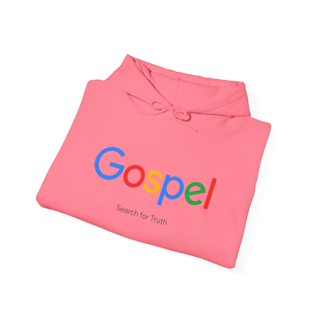Gospel Hoodie — "Search for Truth" Christian Faith Pullover Printify
