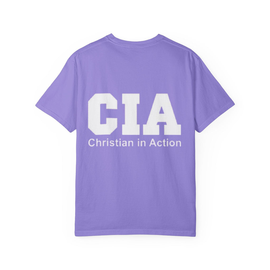 CIA Christian in Action T-shirt - Funny Faith Parody T-shirt - Mission Ready Apparel Printify