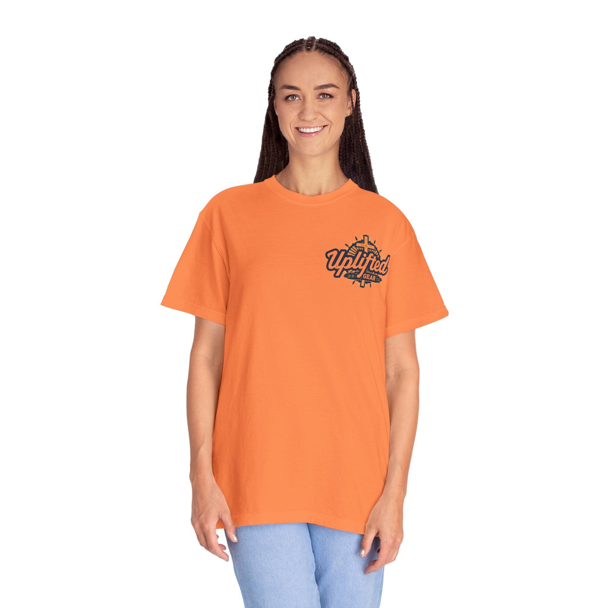 Trust in The Lord Proverbs 3:5-6 Biblical Design Unisex Garment-Dyed T-shirt Printify
