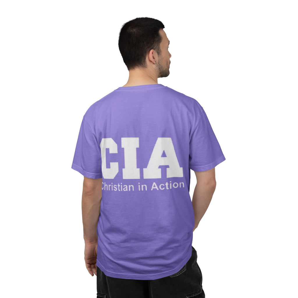CIA Christian in Action T-shirt - Funny Faith Parody T-shirt - Mission Ready Apparel Printify