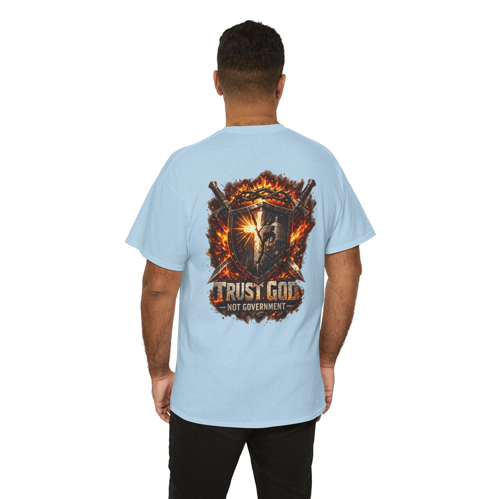 Faith & Freedom Tee — "Trust God Not Government" Patriotic Christian T-Shirt Printify
