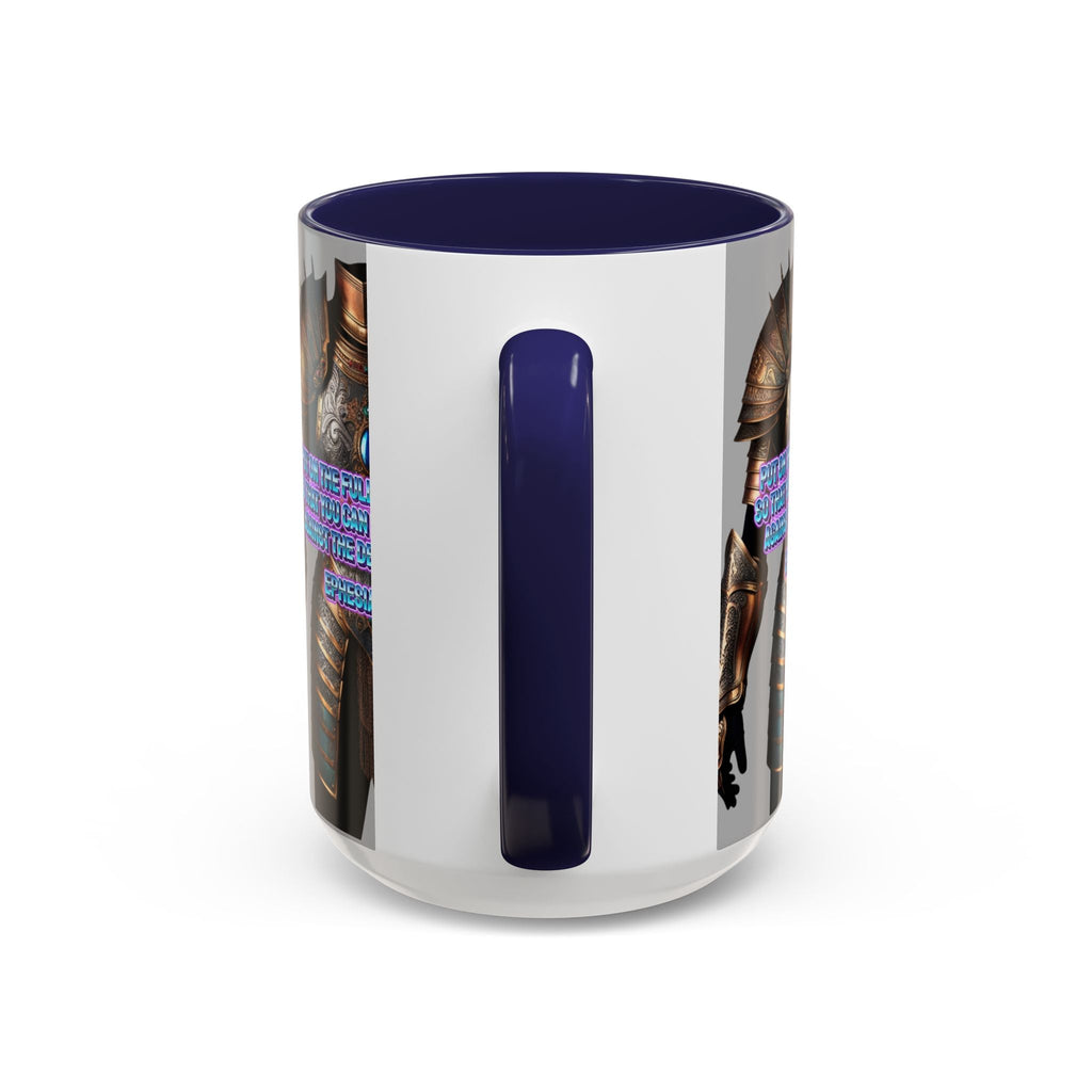 Religious Graphic Armor Of God Design - Accent Coffee Mug (11, 15oz) Printify