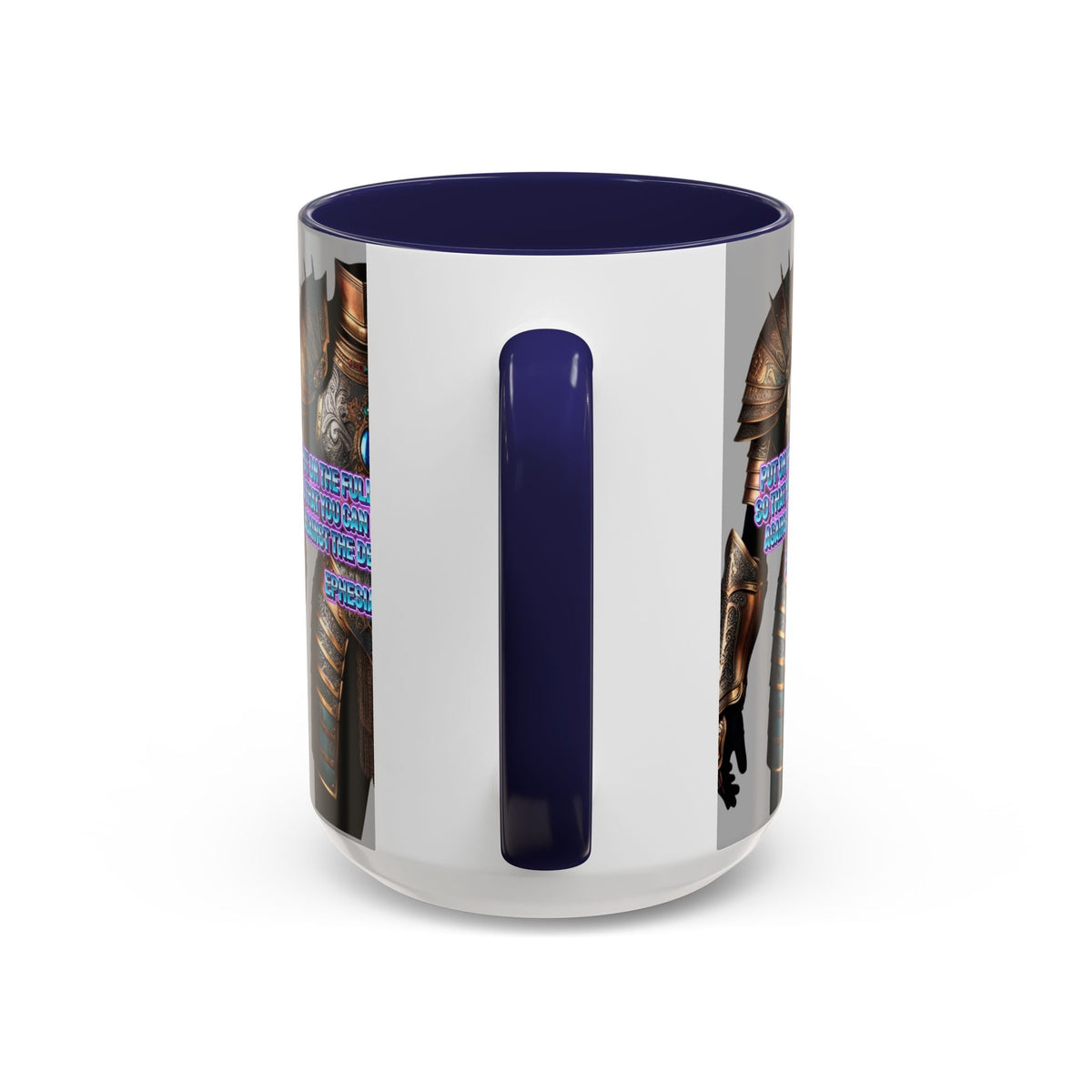 Religious Graphic Armor Of God Design - Accent Coffee Mug (11, 15oz) Printify