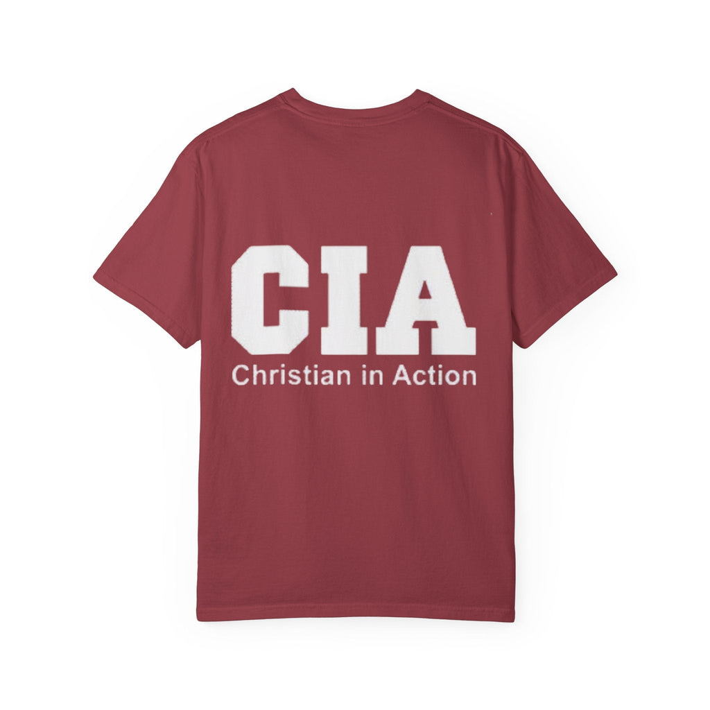 CIA Christian in Action T-shirt - Funny Faith Parody T-shirt - Mission Ready Apparel Printify