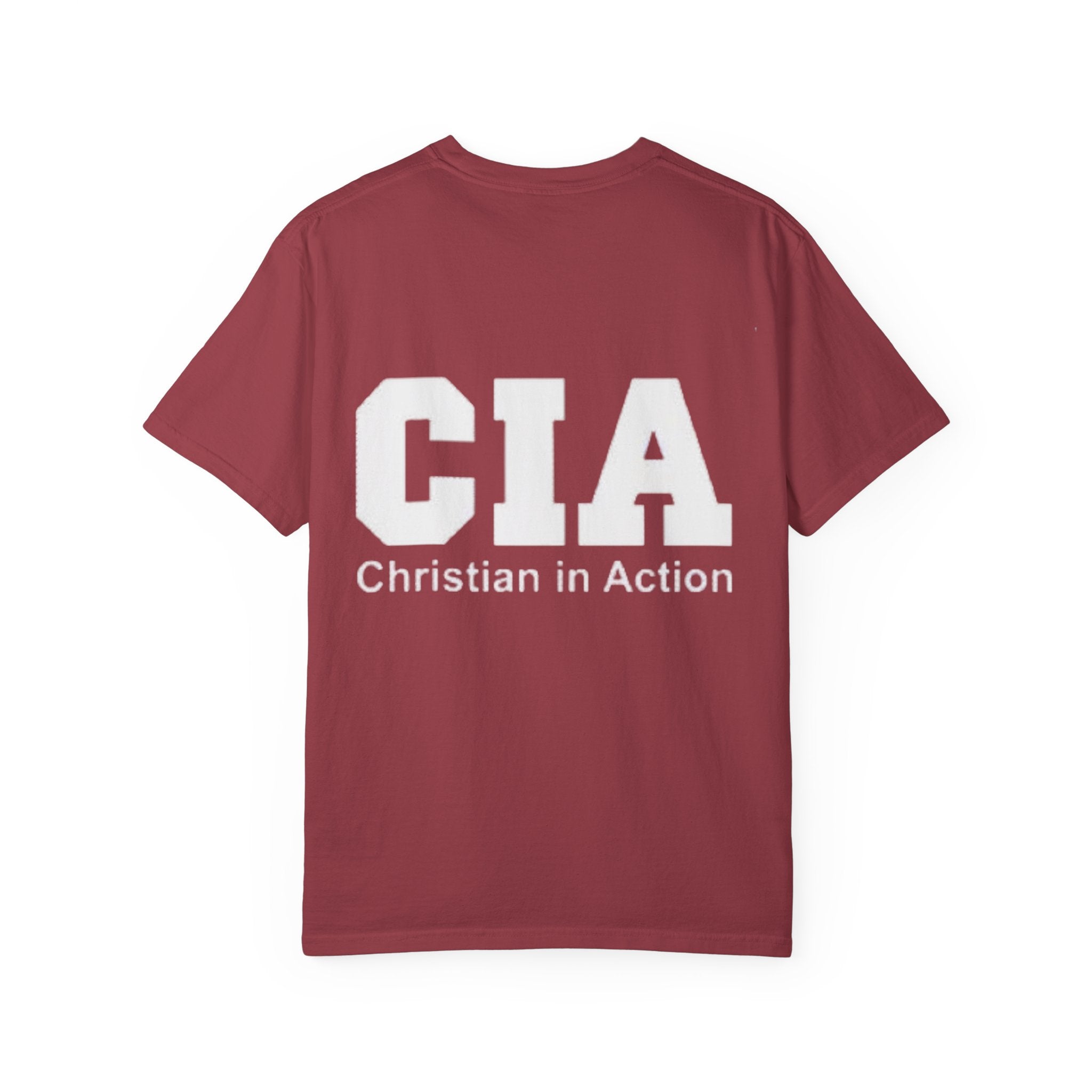 CIA Christian in Action T-shirt - Funny Faith Parody T-shirt - Mission Ready Apparel Printify