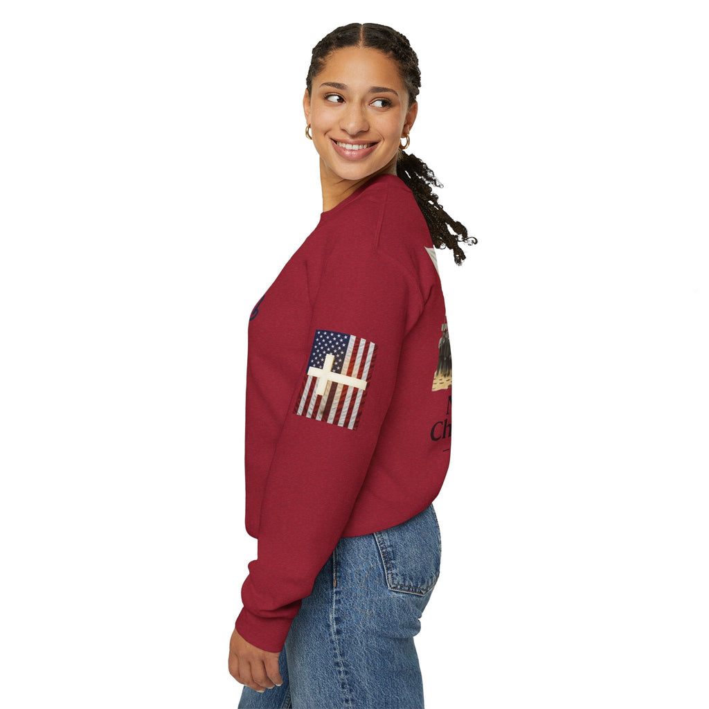 No Kings? Christ is King Sweatshirt – Bold Christian Hoodie for Sovereign Faith Printify