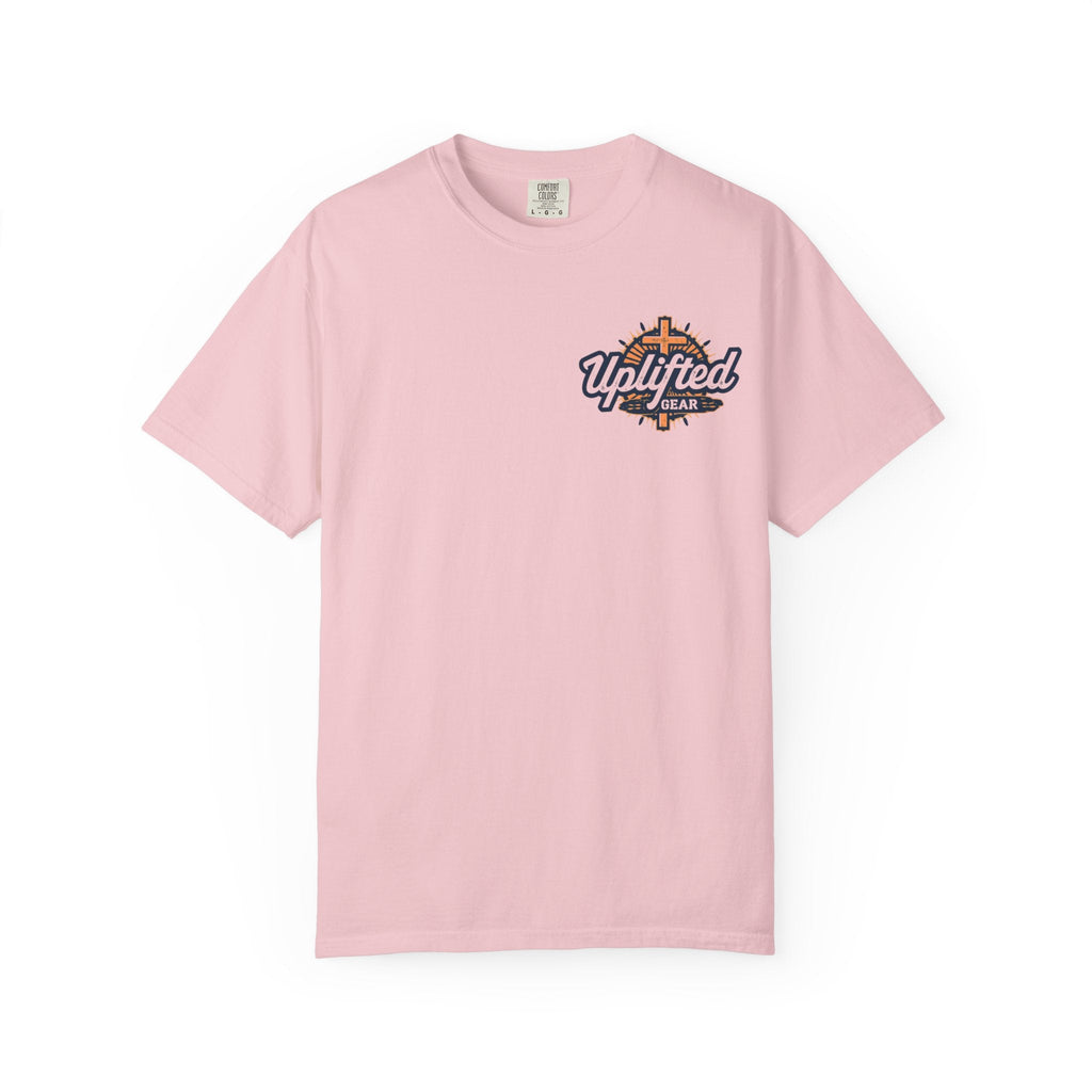 Wilderness Tested Kingdom Approved T-shirt – Mountain Desert Compass Crown Christian T-shirt for Biblical Adventure Faith Printify