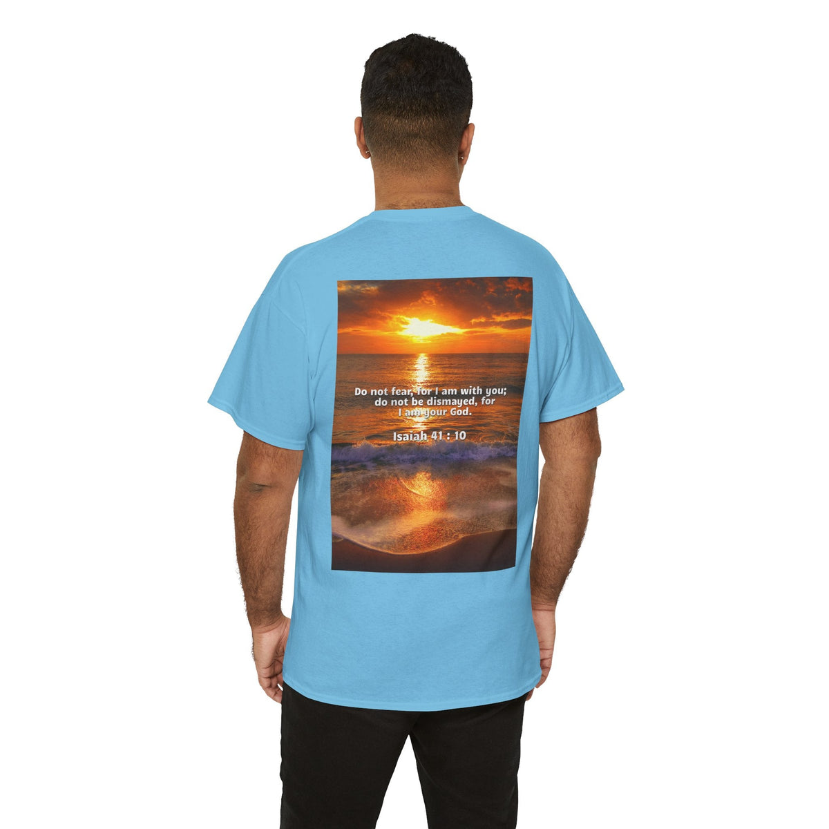 Bible Verse Unisex Tee -  Isaiah 41 : 10 Printify