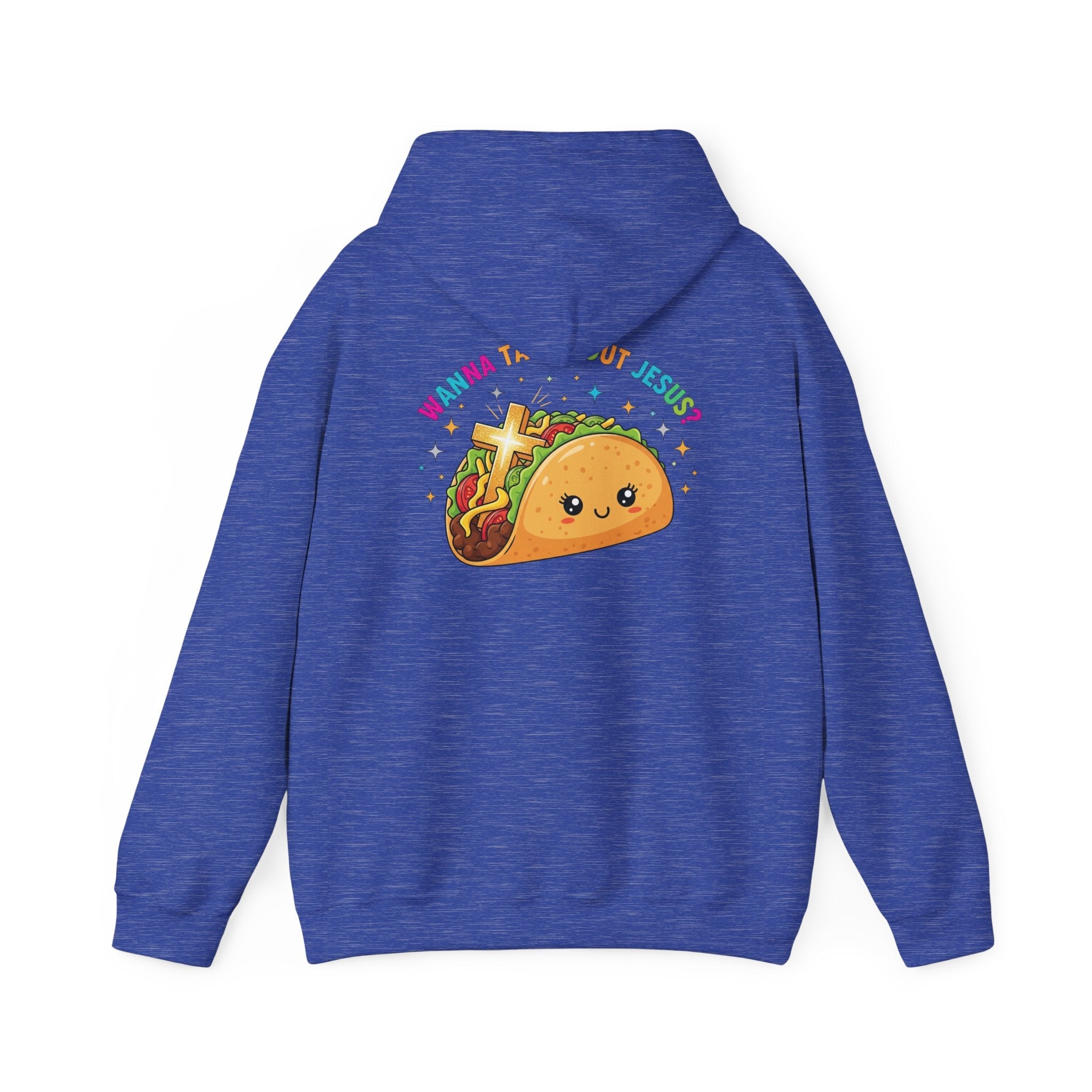 Wanna Taco 'Bout Hoodie – Cozy Christian Pun Hoodie for Faith & Fun Printify